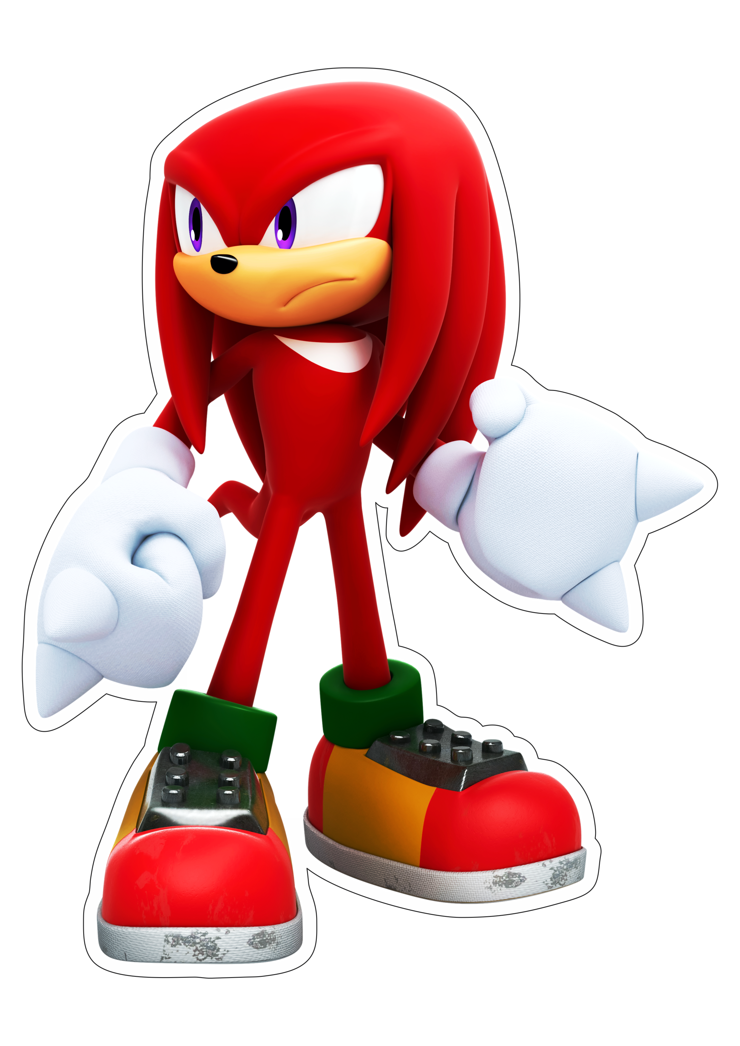 Knuckles Sonic the hedgehog personagem de game png