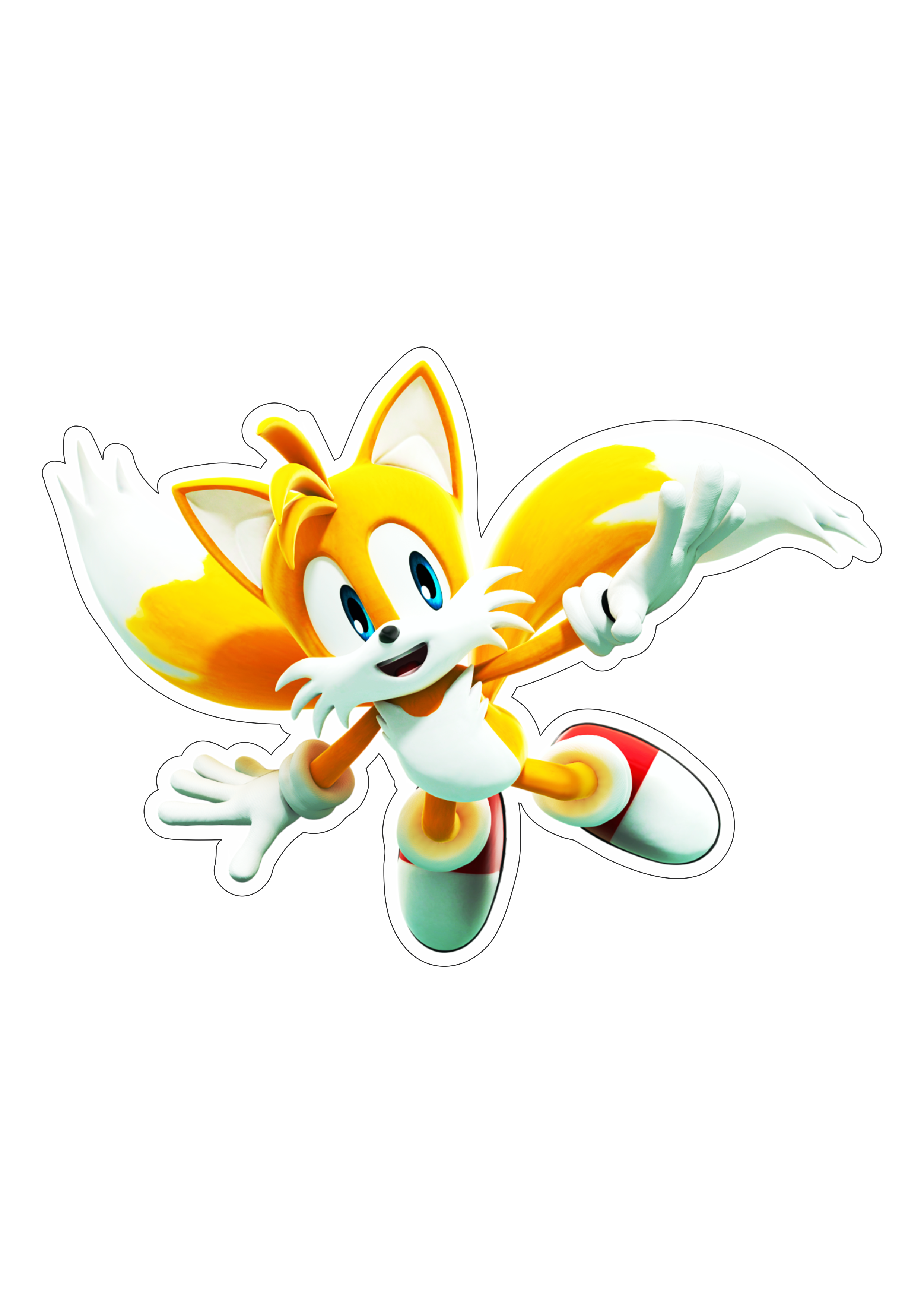 tails sonic voando