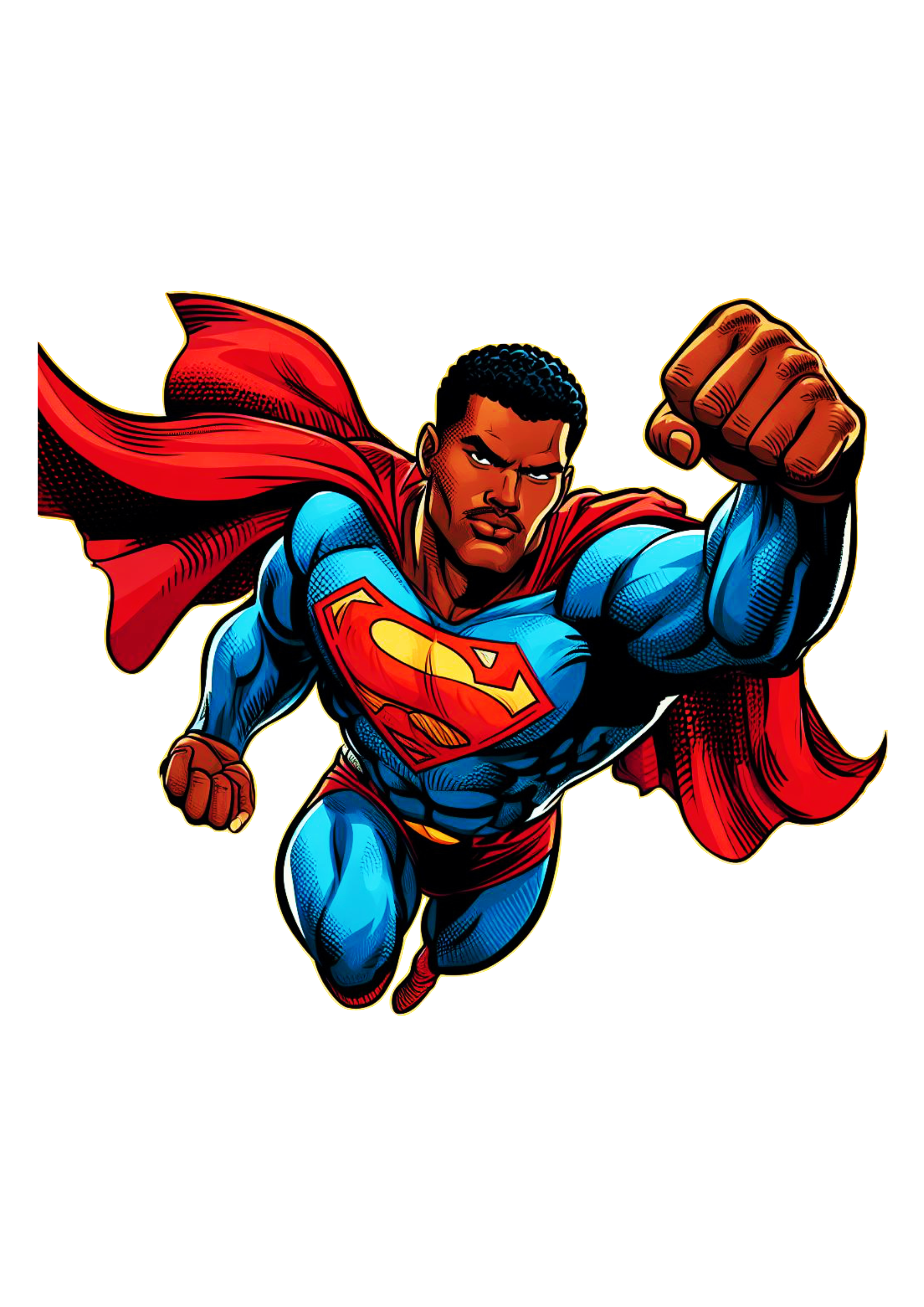Super homem negro heroi dc comics quadrinhos  png
