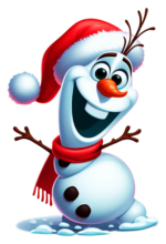 Bola de Natal Frozen e Olaf