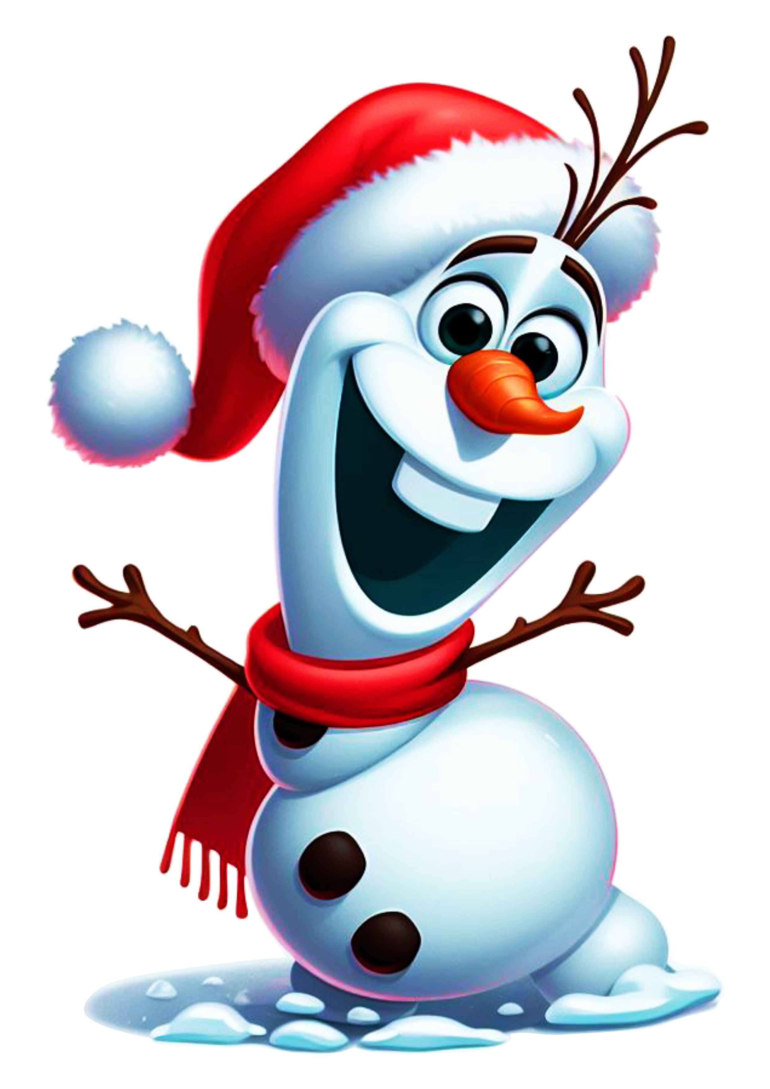 Frozen especial de natal animação infantil Olaf boneco de neve desenho infantil animação disney png