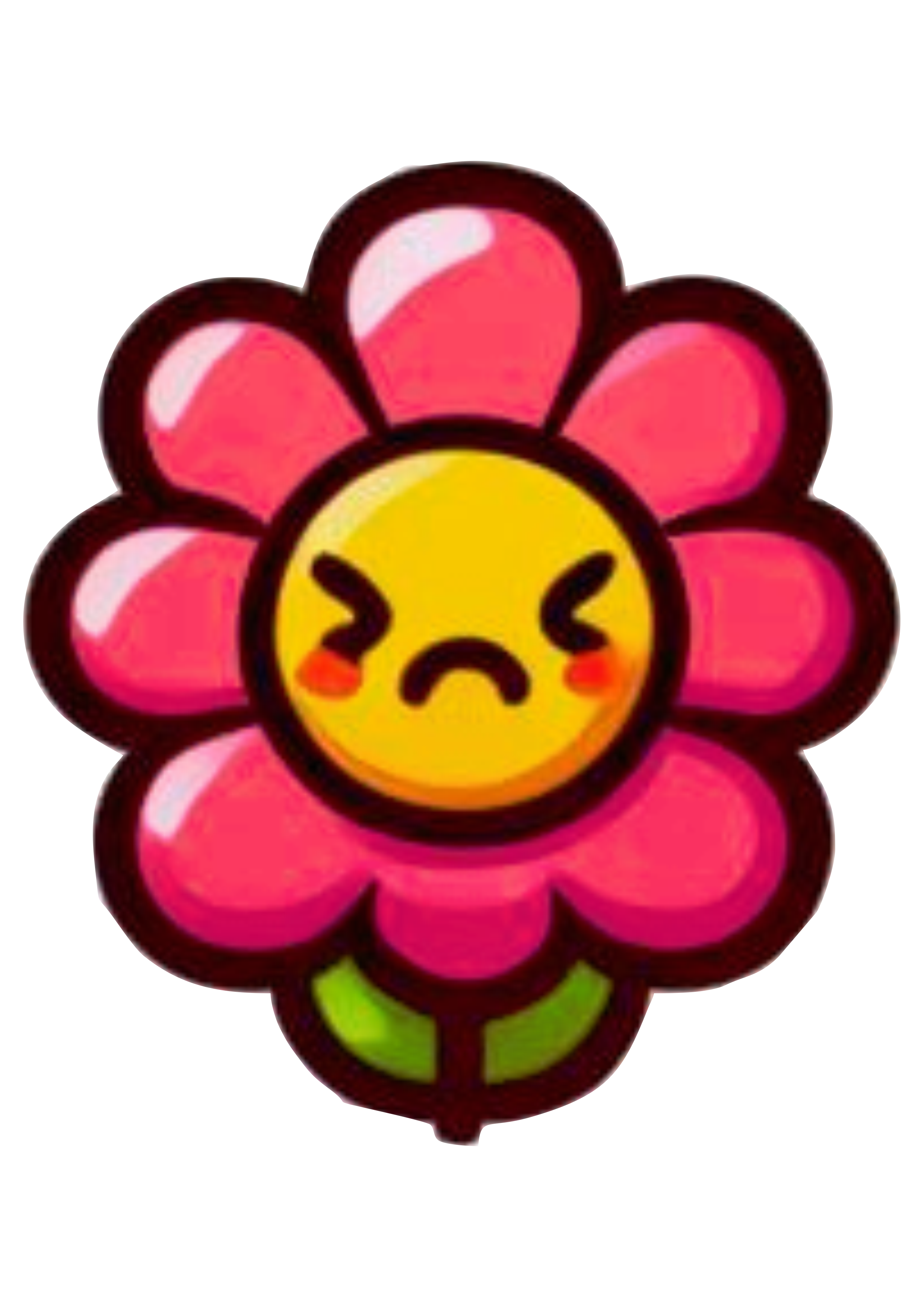 Florzinha emoji whatsapp ilustração png