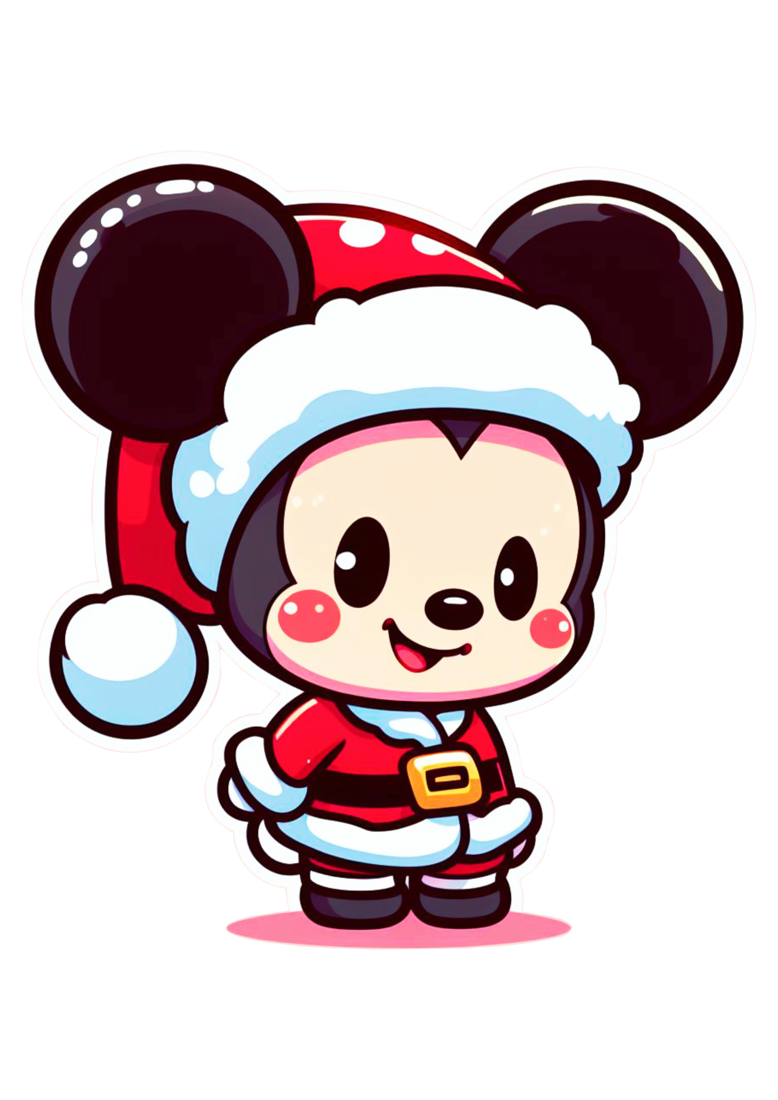 Natal da disney Mickey Mouse chibi png