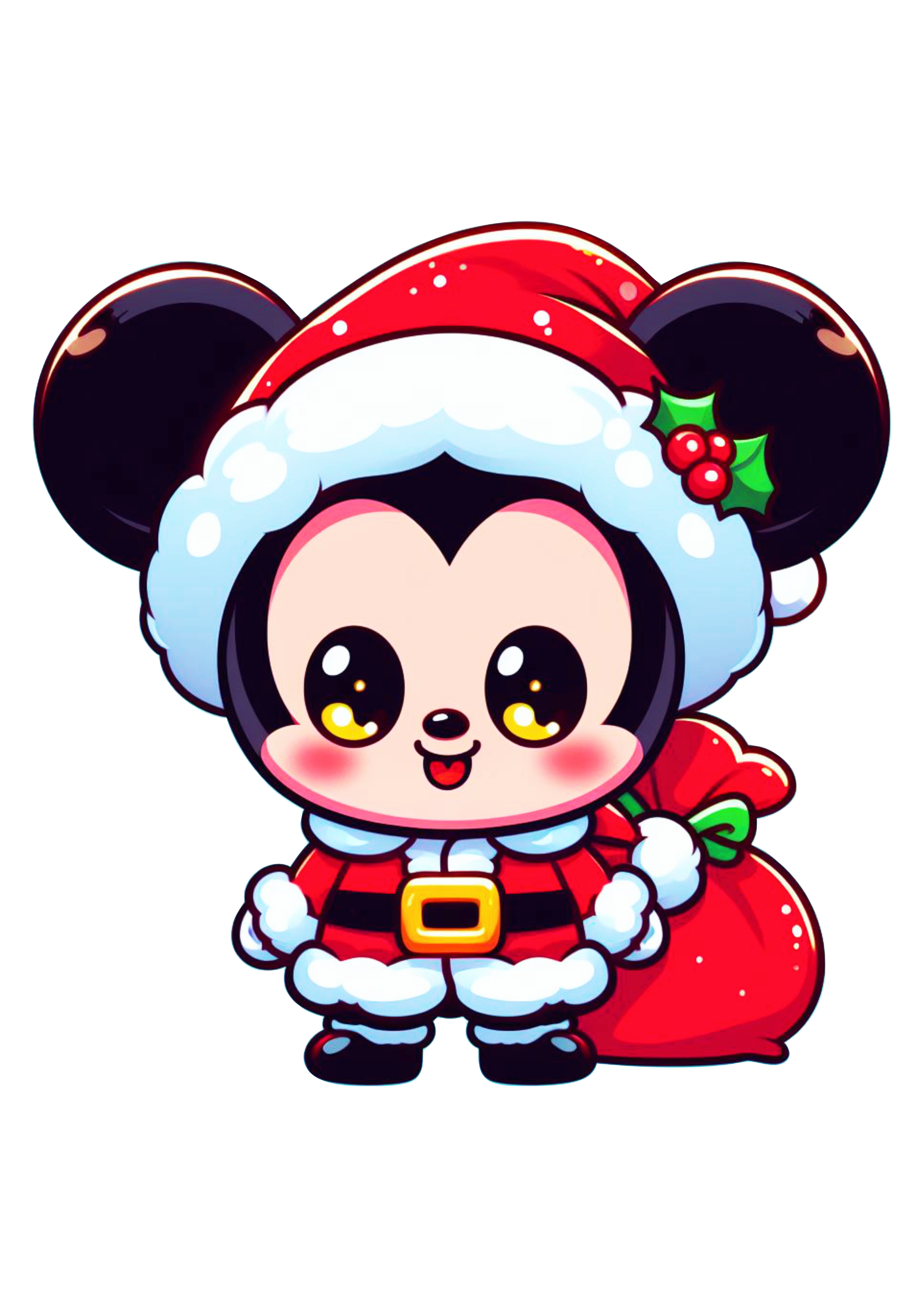 Natal da disney Mickey Mouse fofinho png