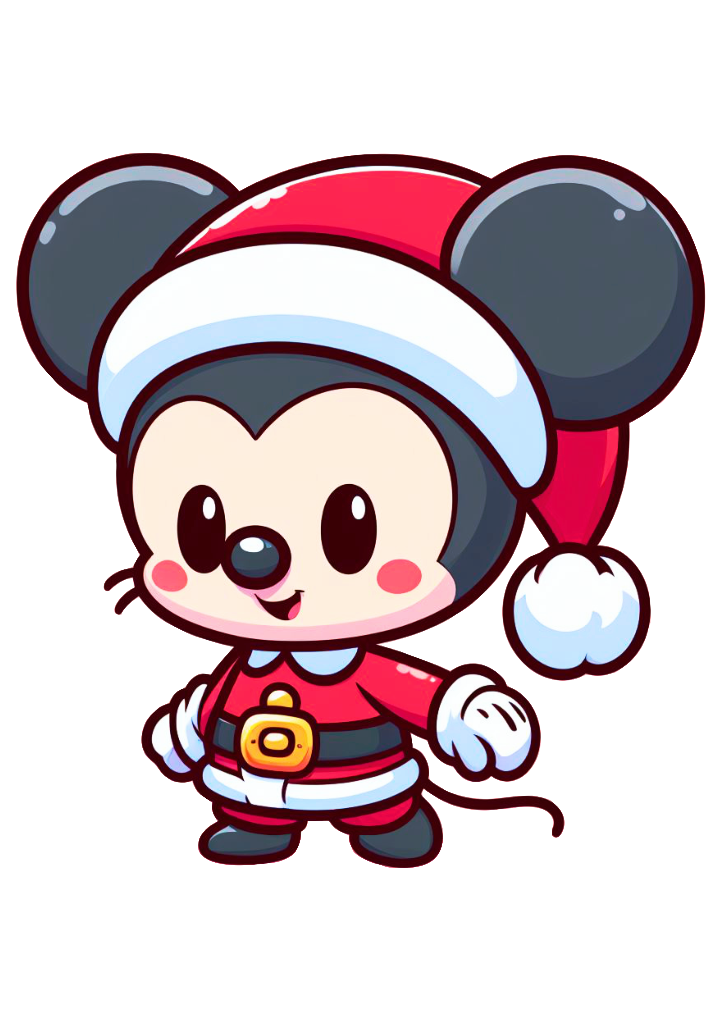 Natal da disney Mickey Mouse chibi png