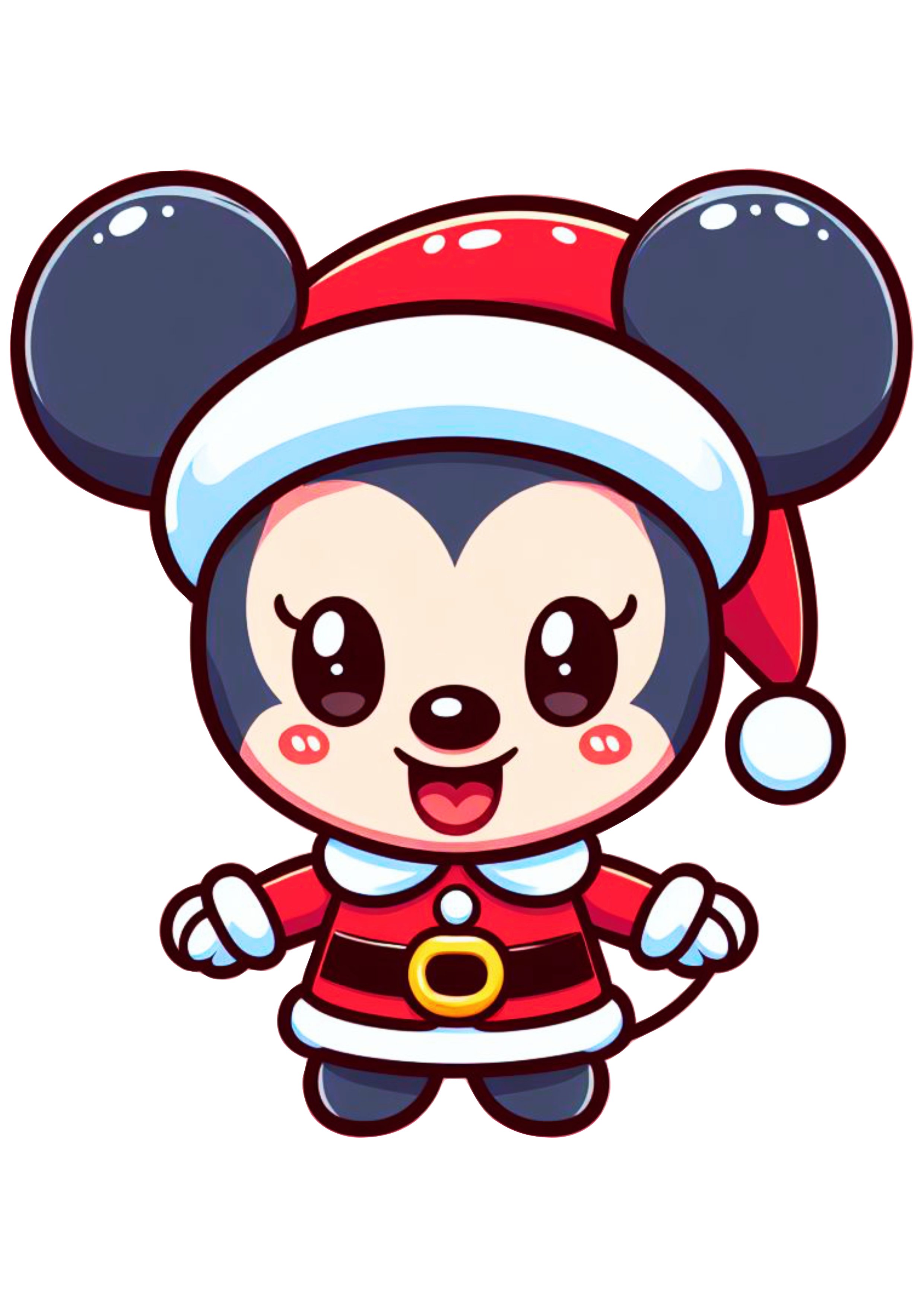 Decoração de natal mickey mouse baby cute chibi fofinho disney png