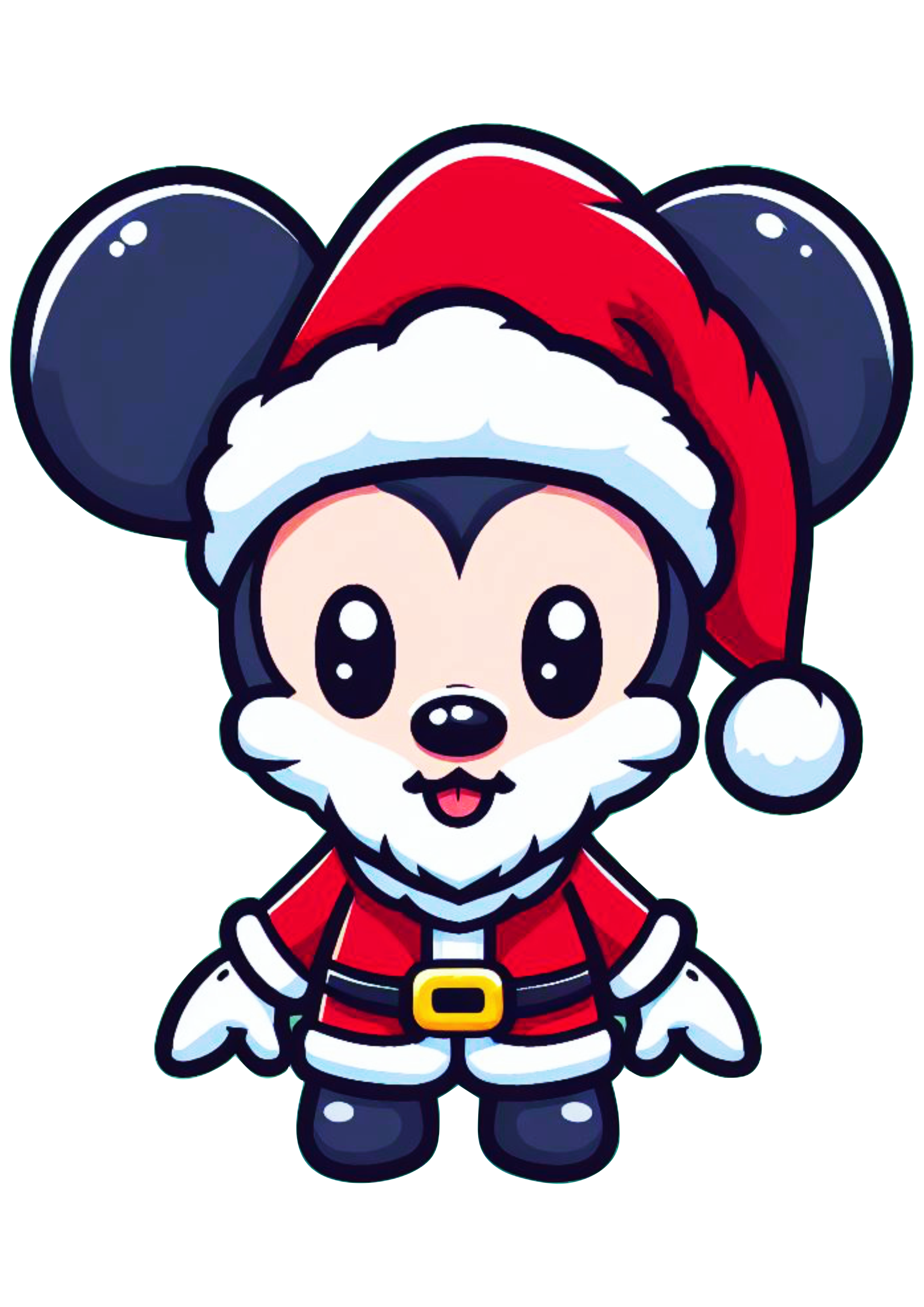 Mickey Mouse Natal da Disney gorro do papai noel baby png