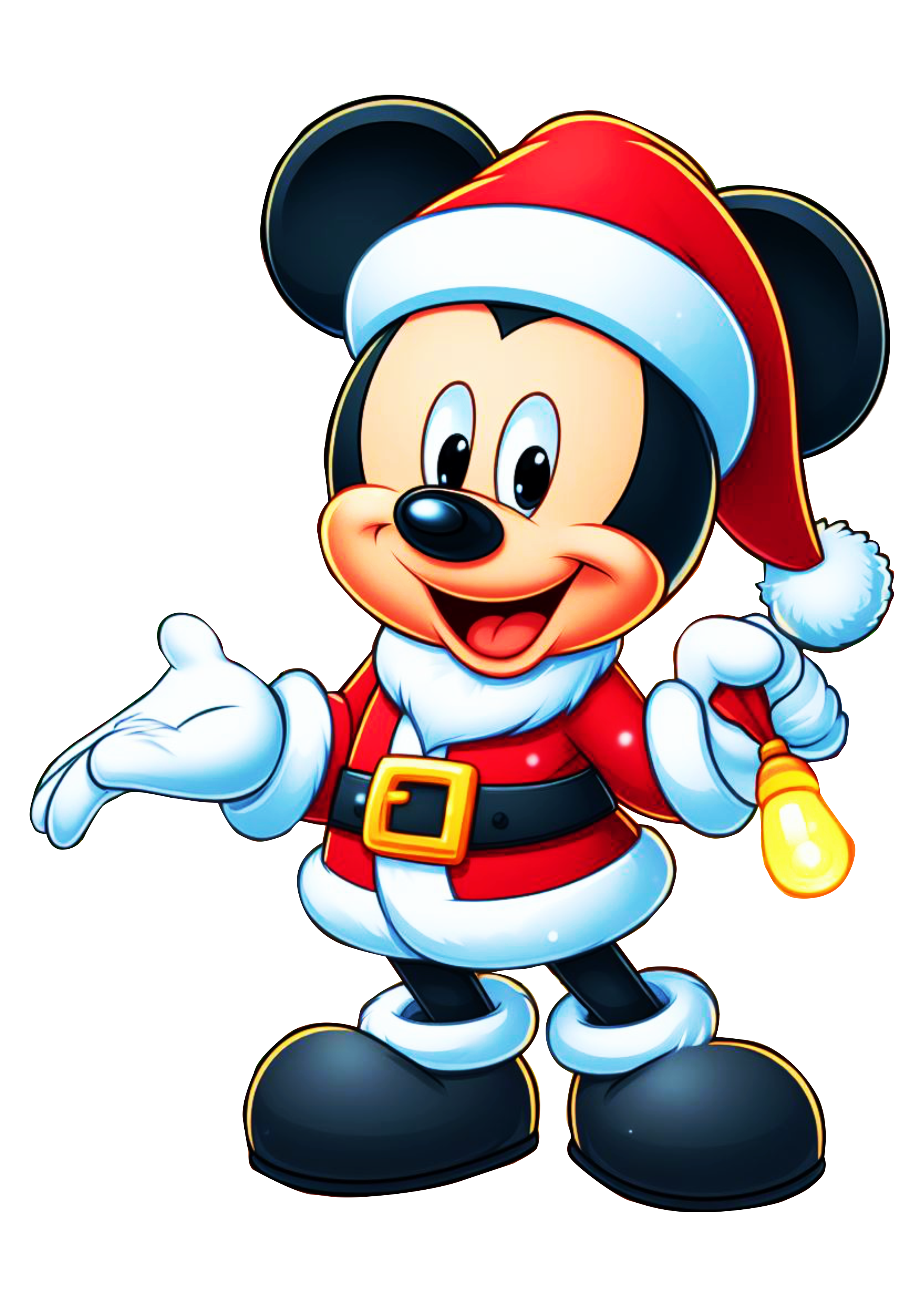 Mickey Mouse Natal da Disney gorro do papai noel desenho infantil png