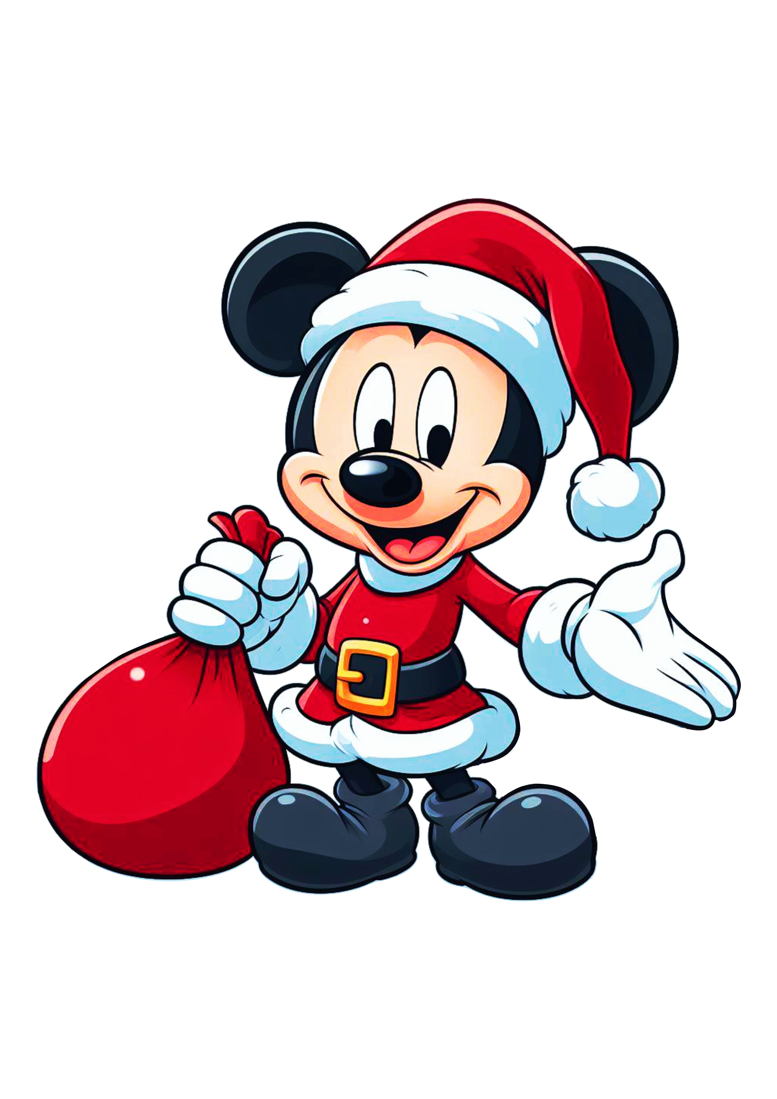 Mickey Mouse Natal da Disney gorro do papai noel desenho infantil baby ilustração kids centro de mesa png