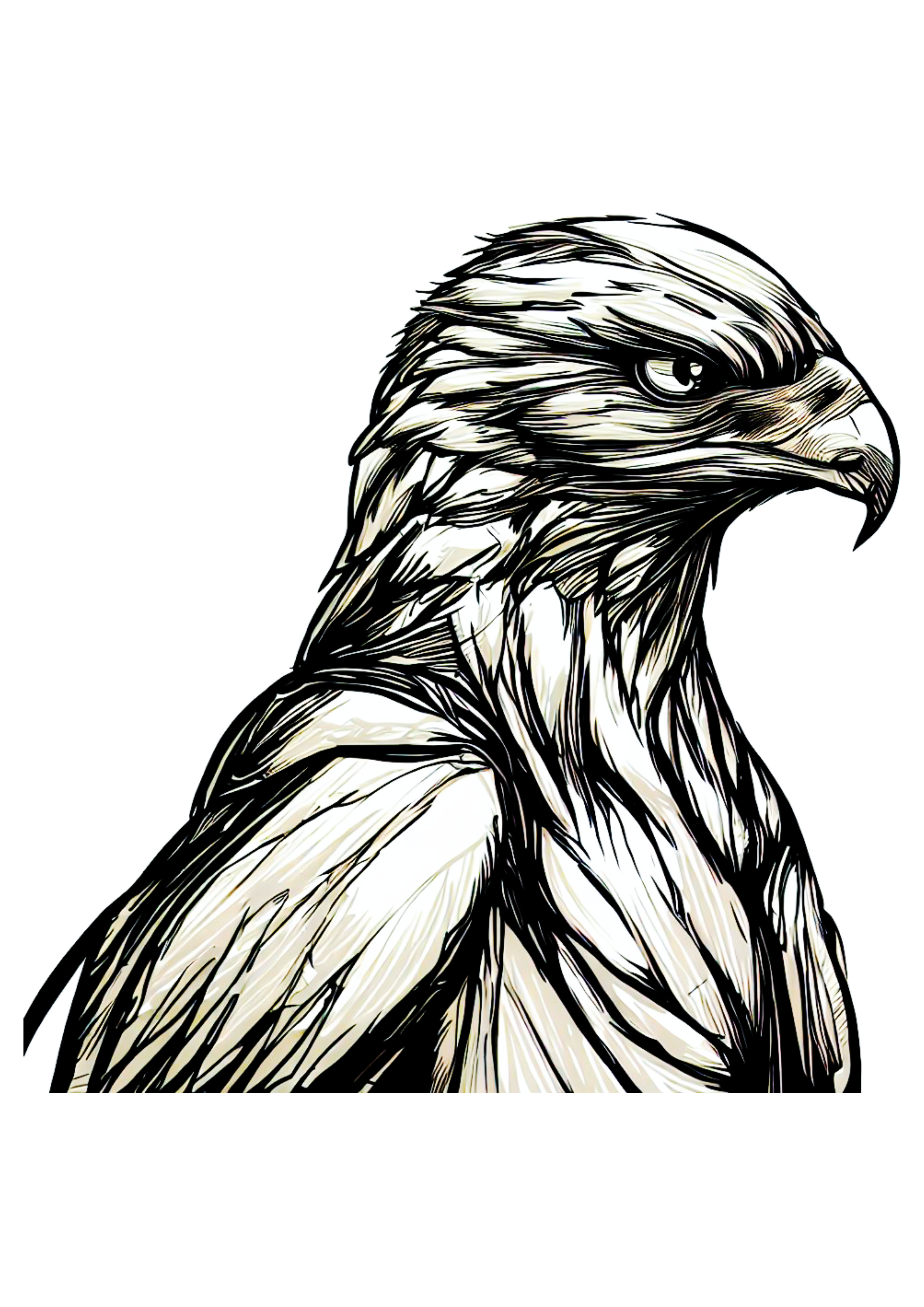 Tatuagem desenho artístico realista pássaro fundo transparente png