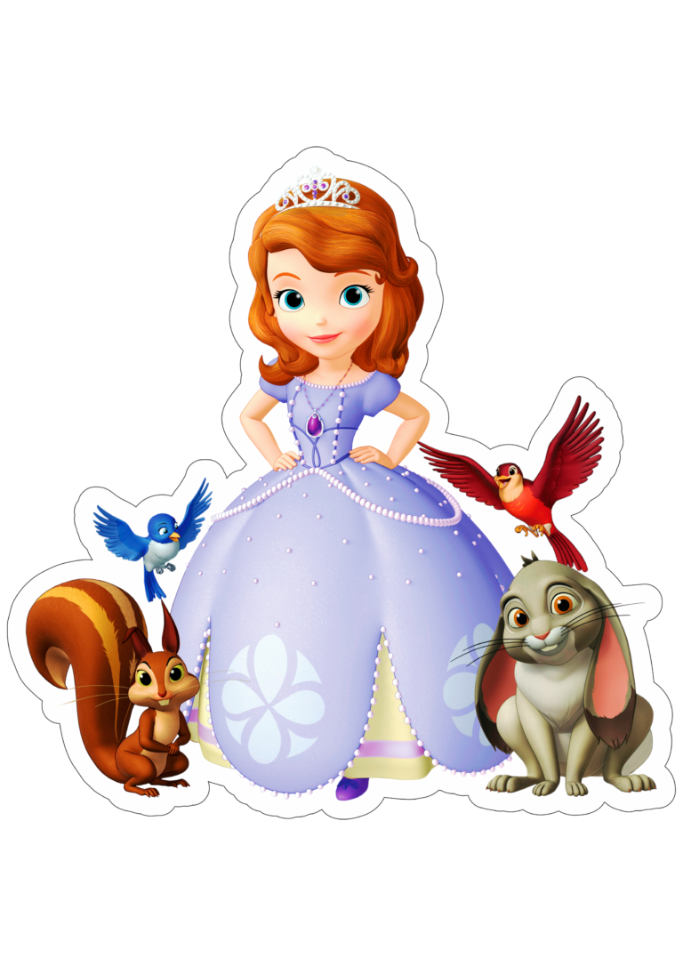 Princesinha Sofia e os animais png