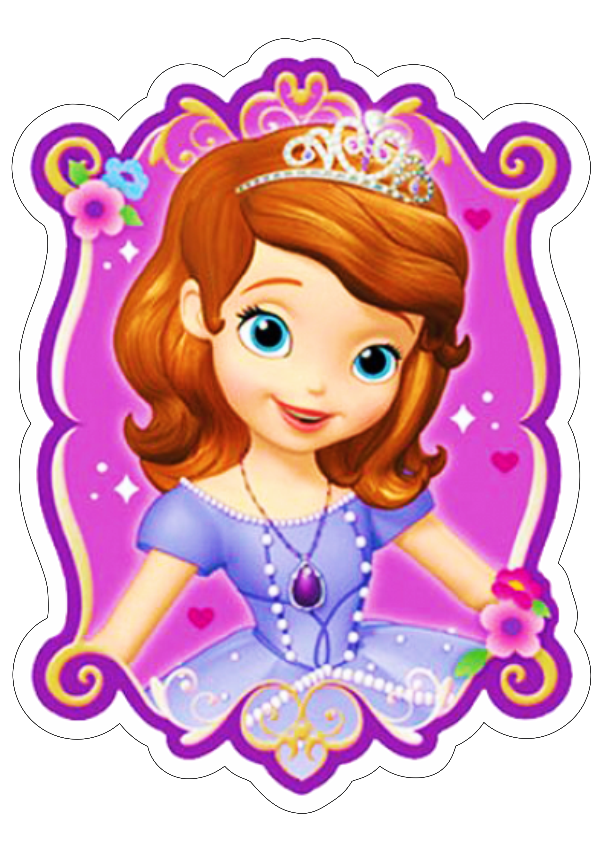 Princesinha Sofia imagem decoração logo png