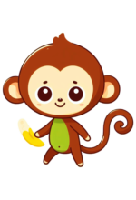 desenho de macaco rosa 13353181 PNG