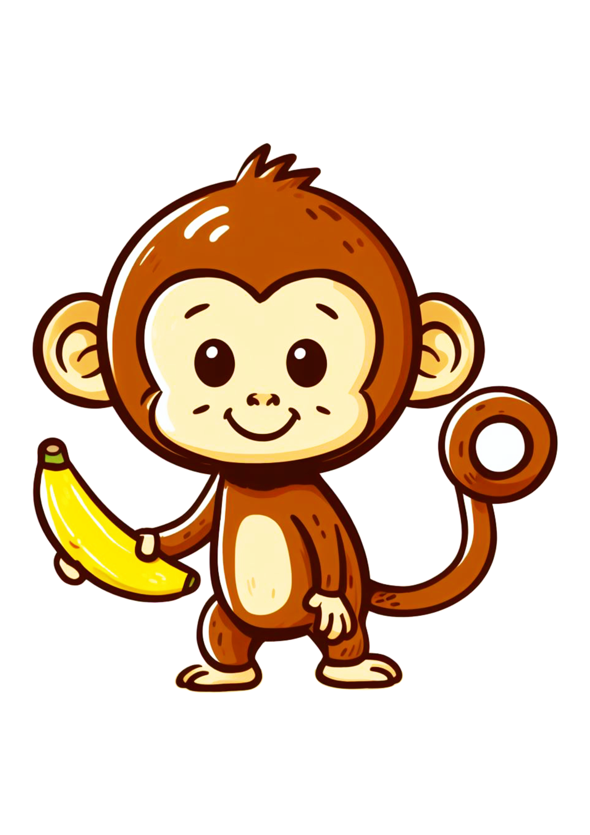 Macaco desenho simples png