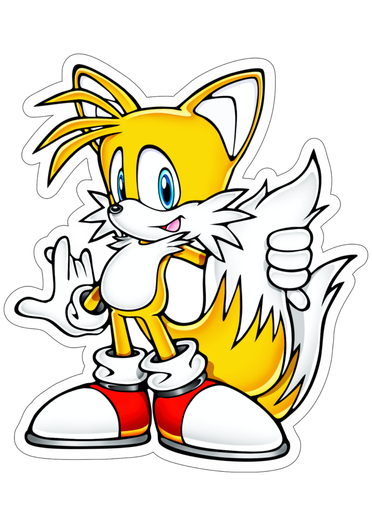 Sonic the Hedgehog tails game ilustração png