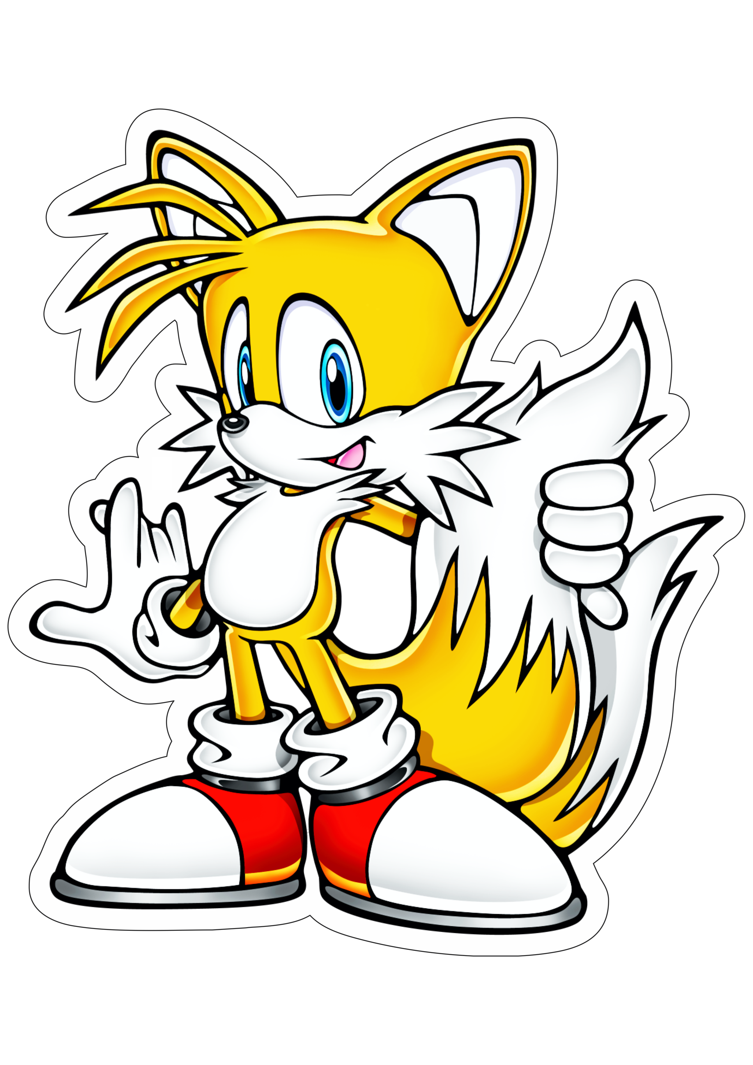 Sonic the Hedgehog tails game ilustração png