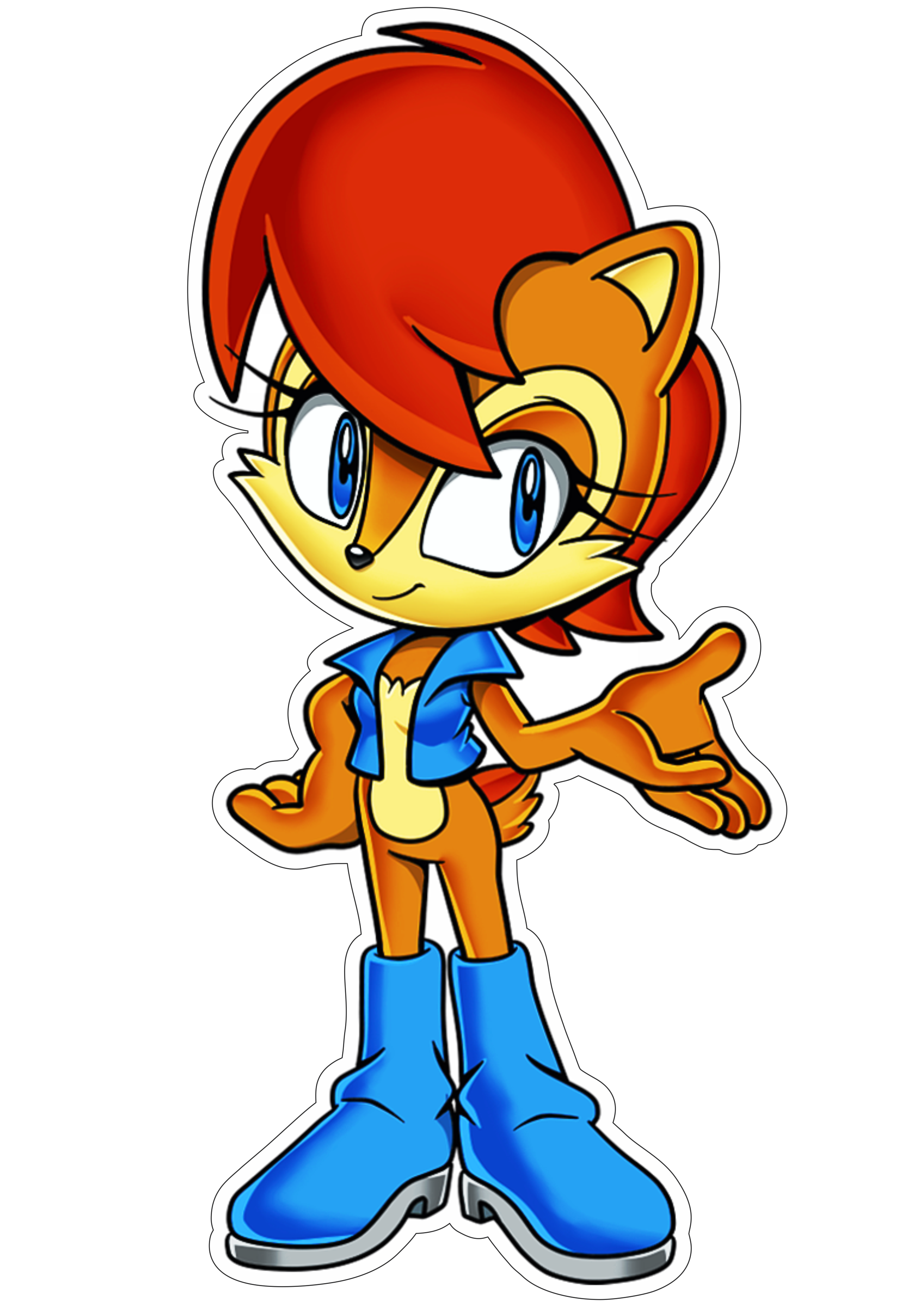 Sonic the hedgehog personagem de game fundo transparente com contorno desenho infantil png