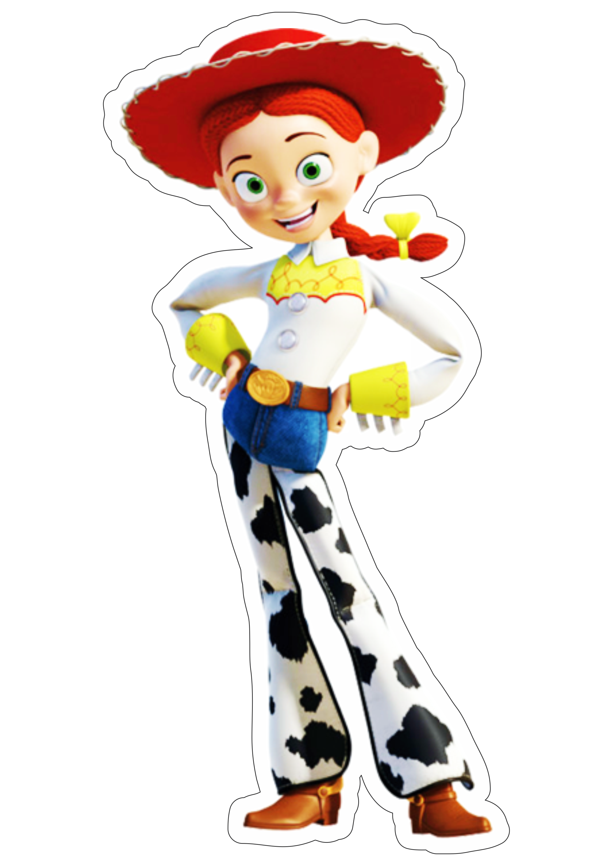 Toy Story Jessie brinquedo menina cowboy disney plus streaming png