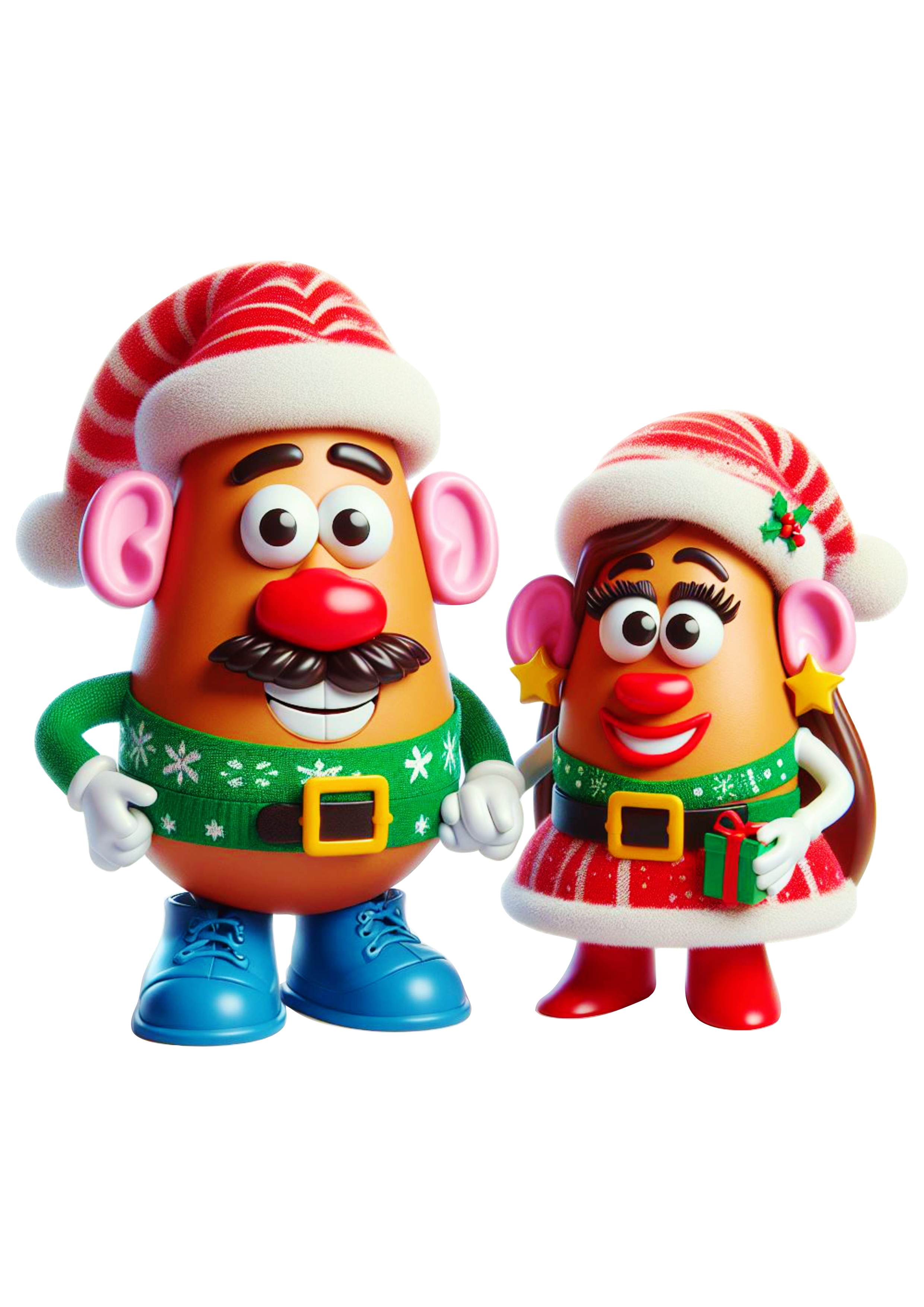 Toy Story especial de natal Senhor e Senhora Cabeça de Batata animação infantil png