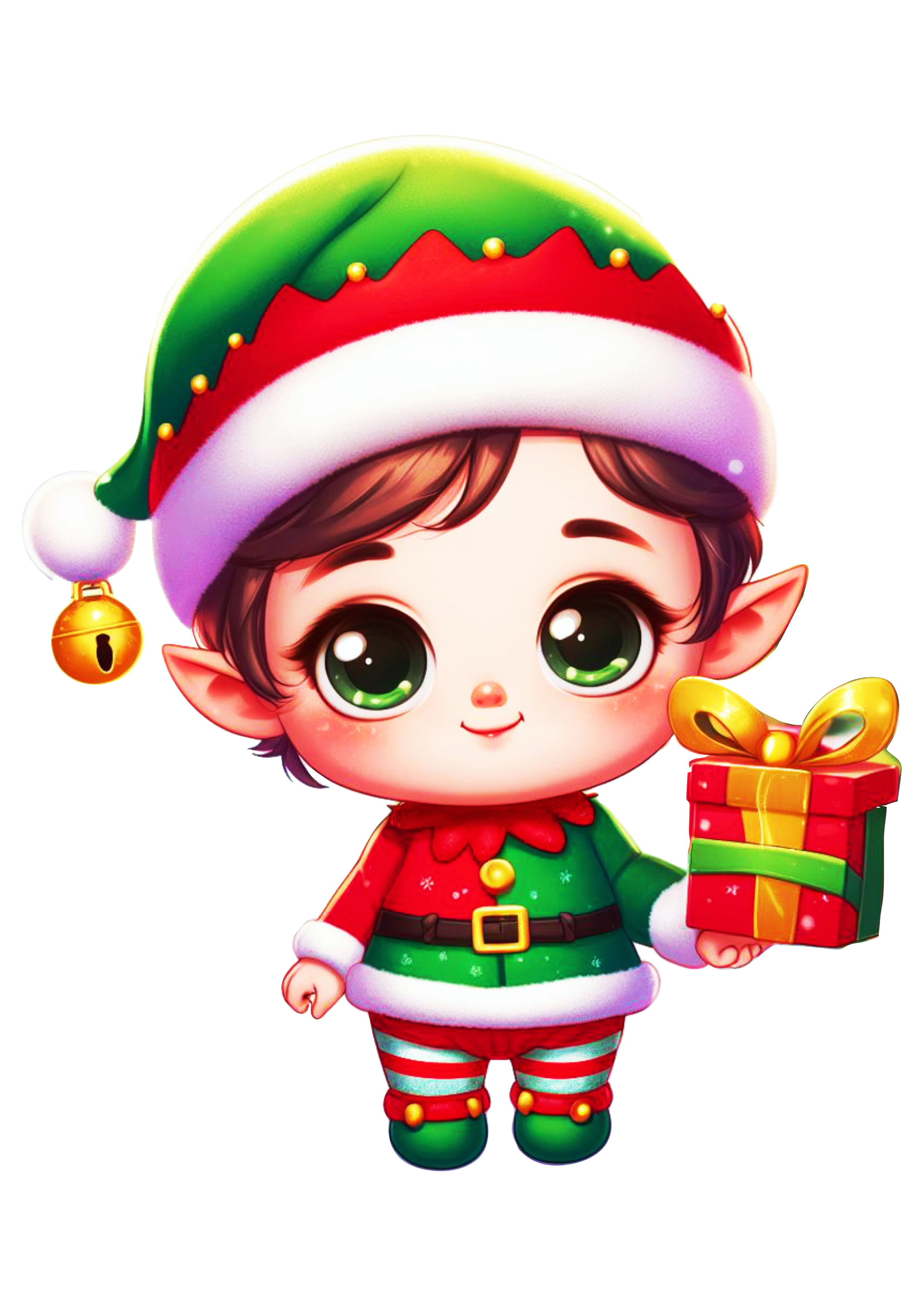 Imagens de natal menino duende ajudante do papai Noel decoração png