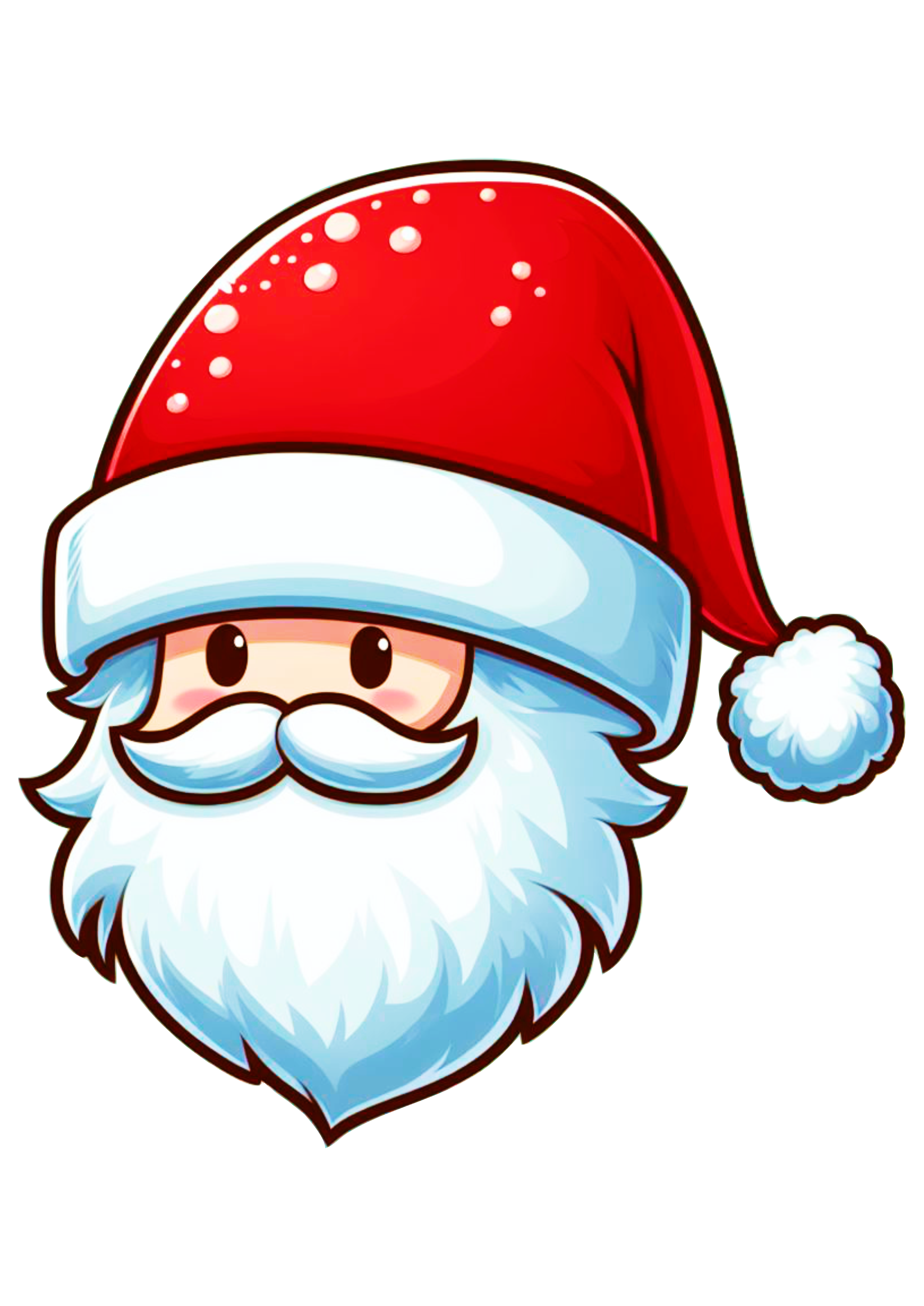 Imagens de natal cabeça do Papai Noel decoração barba grande png