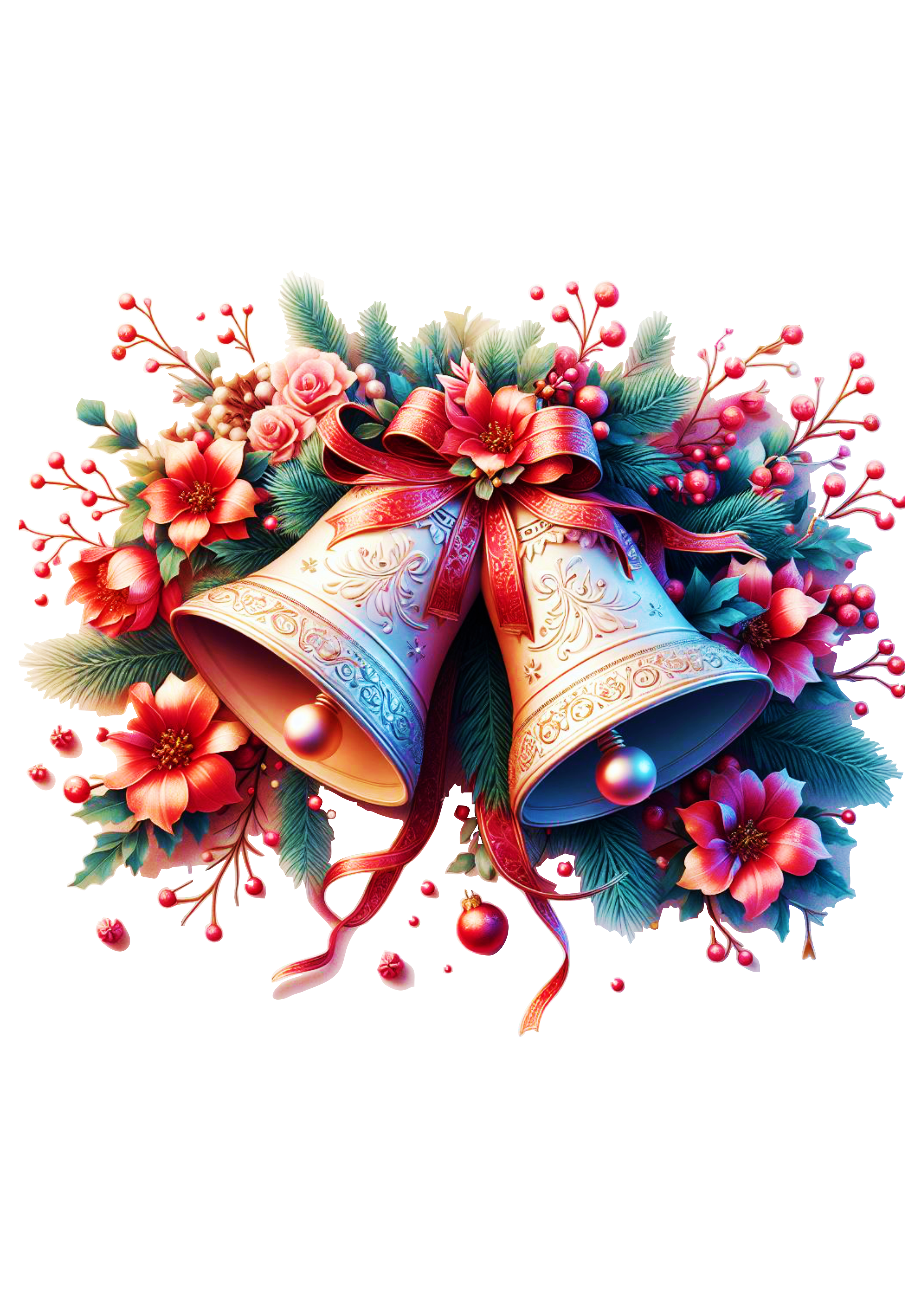 Pacote De Natal Jingle Bell Design Png PNG , Jingle Bell, Red Bell