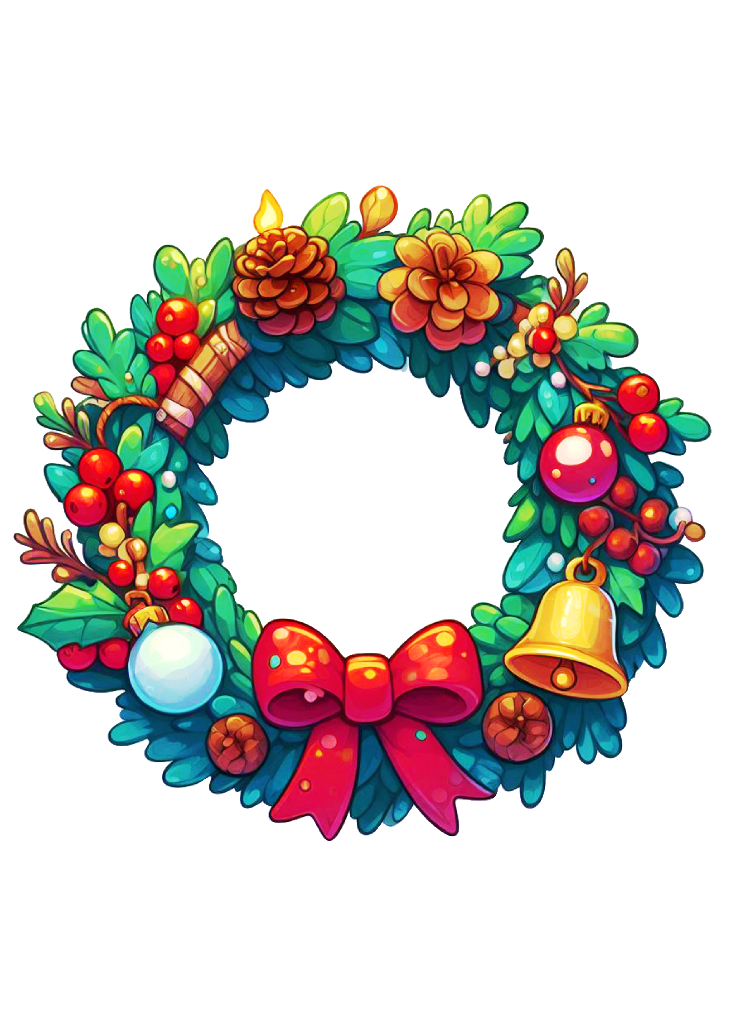 Guirlanda De Decoração De Natal 2023 PNG , 2023, Natal, Guirlanda Imagem  PNG e Vetor Para Download Gratuito