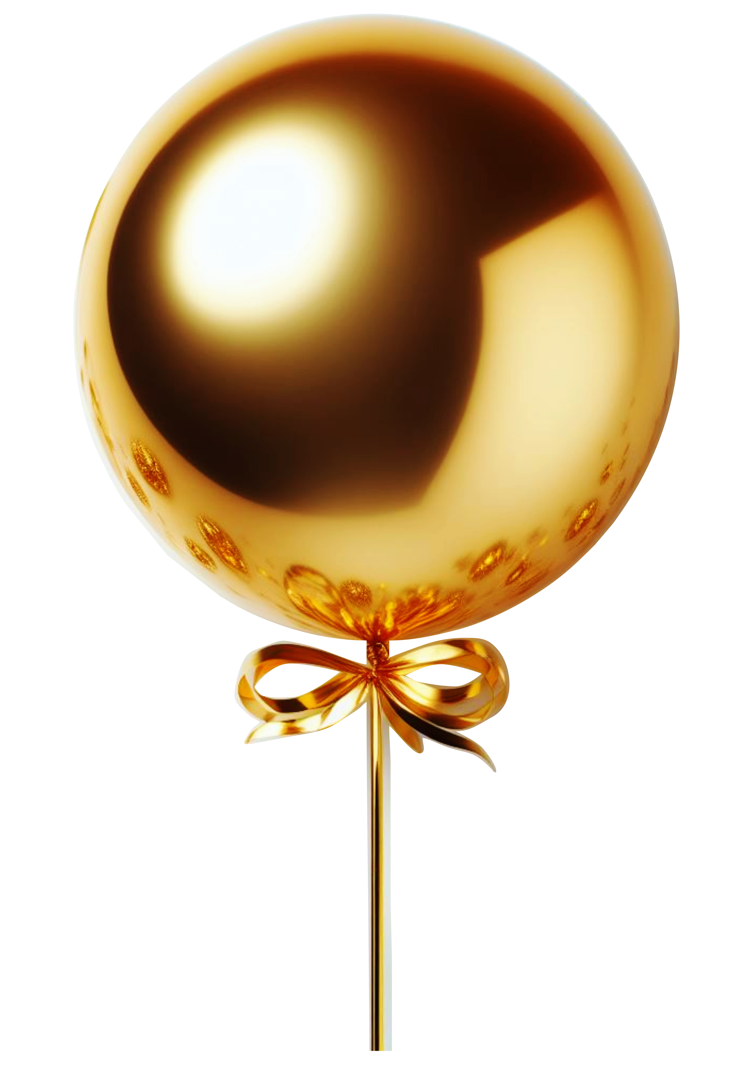Balão dourado png image