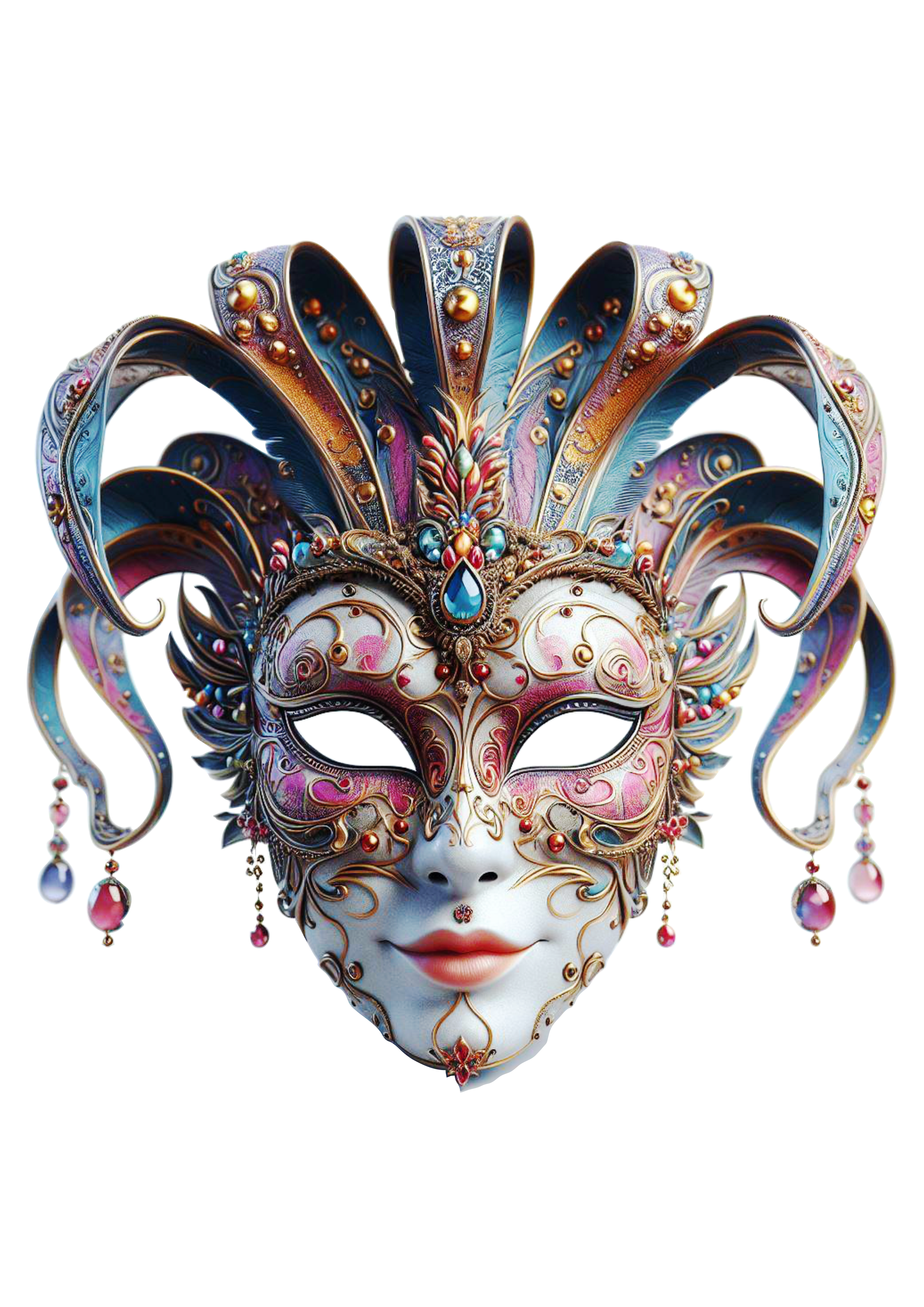 Máscara de carnaval png