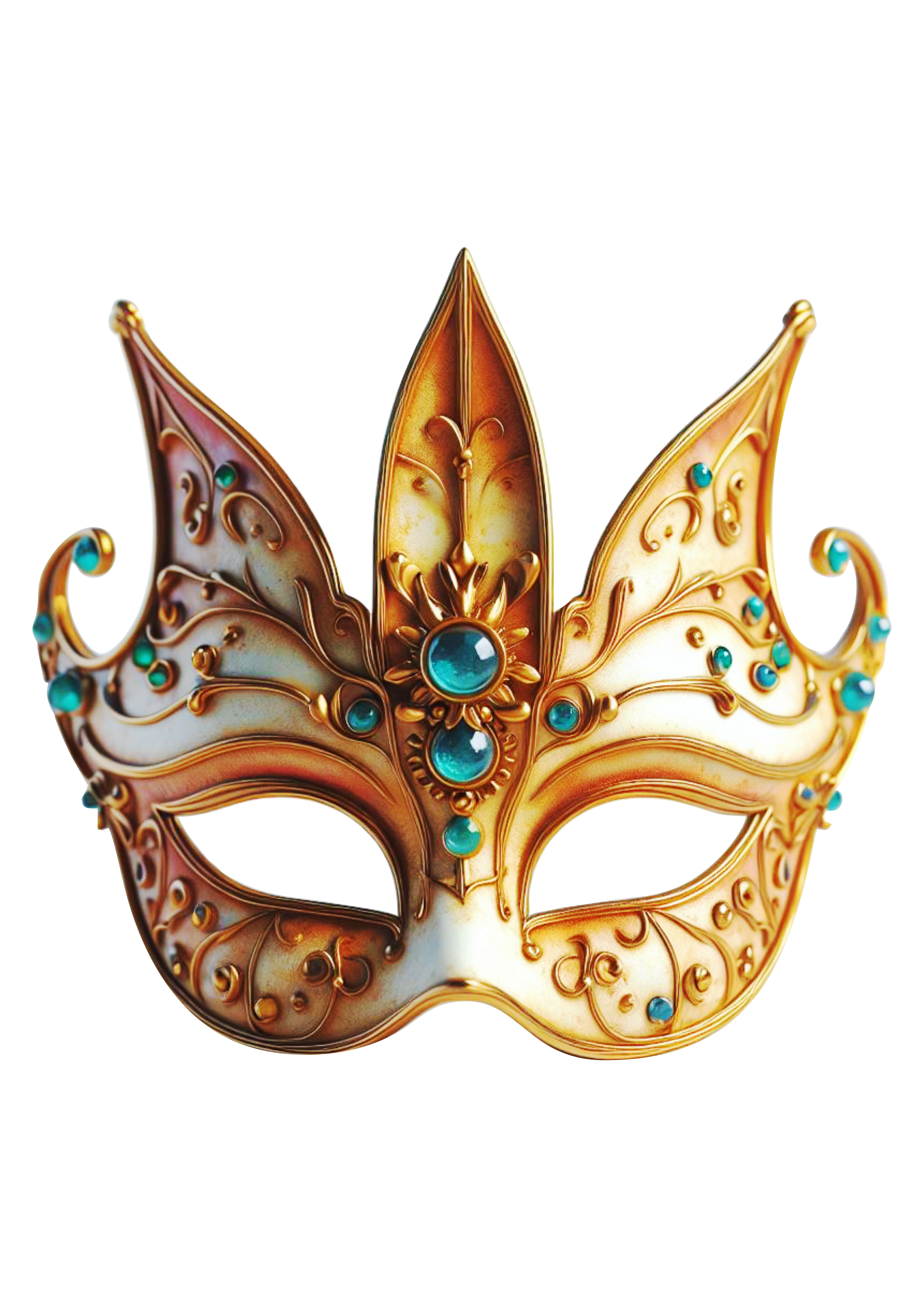Máscara de carnaval brilhante joias baile de máscaras png