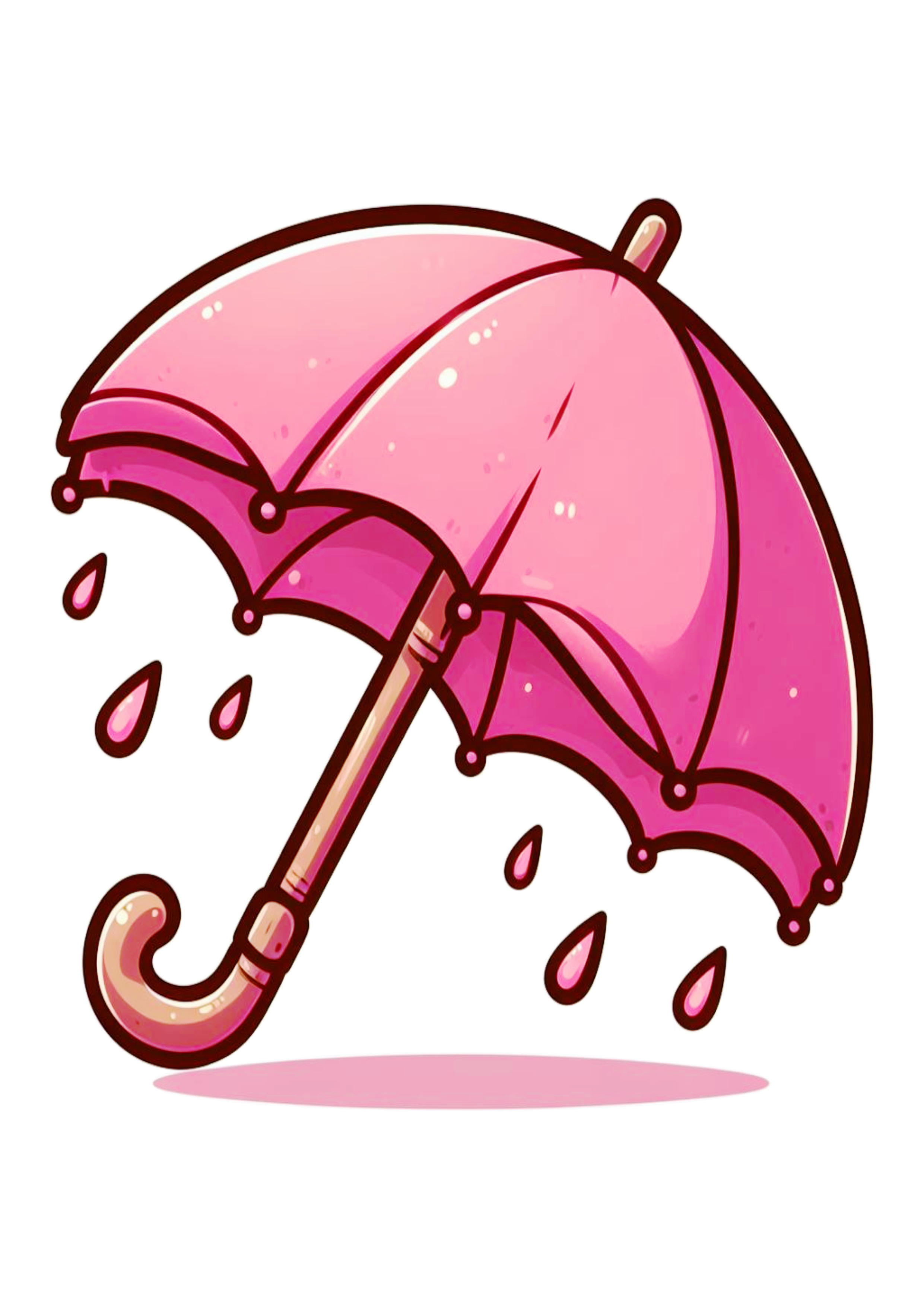 Guarda chuva rosa chuva de amor png