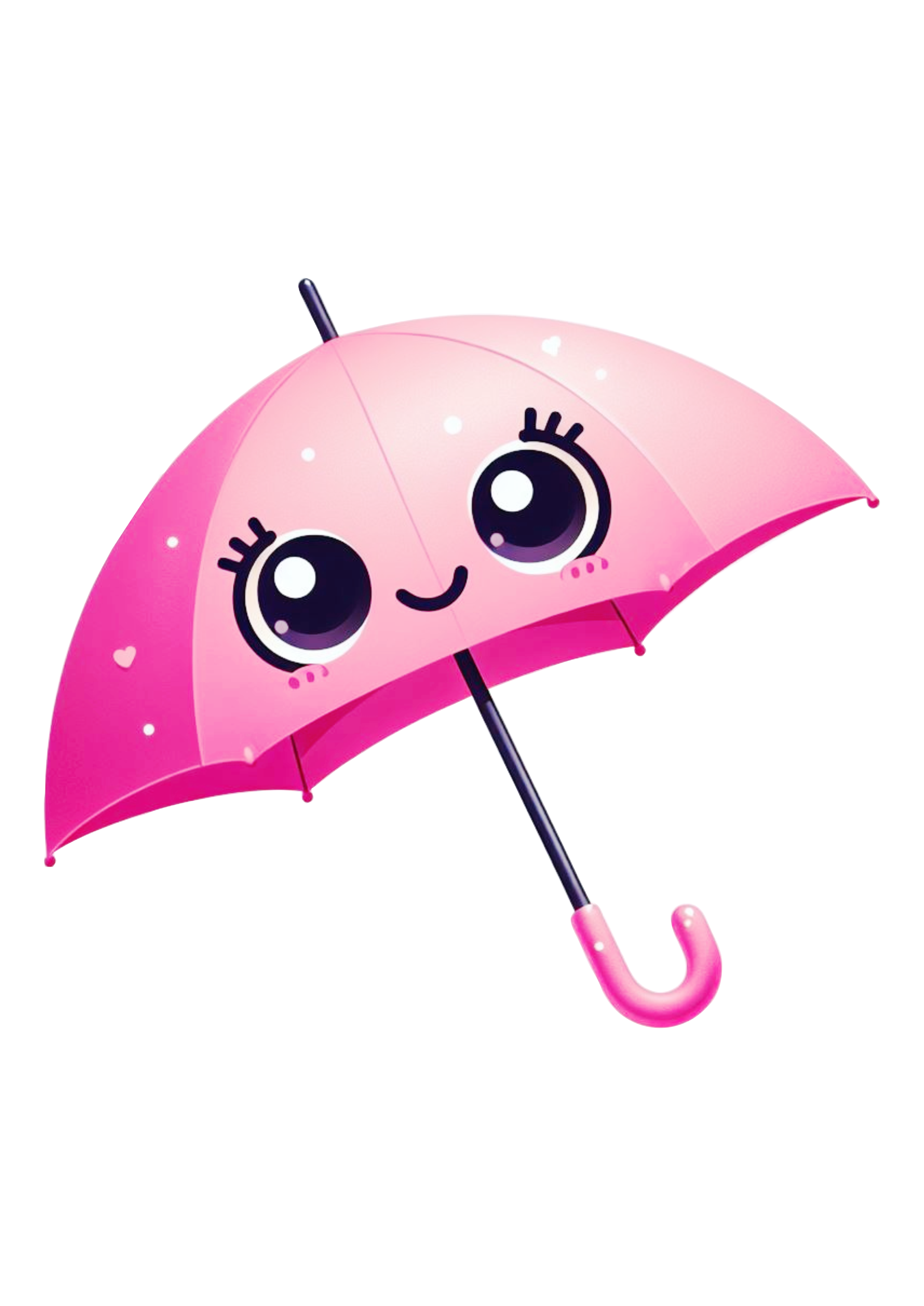 Guarda chuva rosa chuva de amor fofinho desenho png