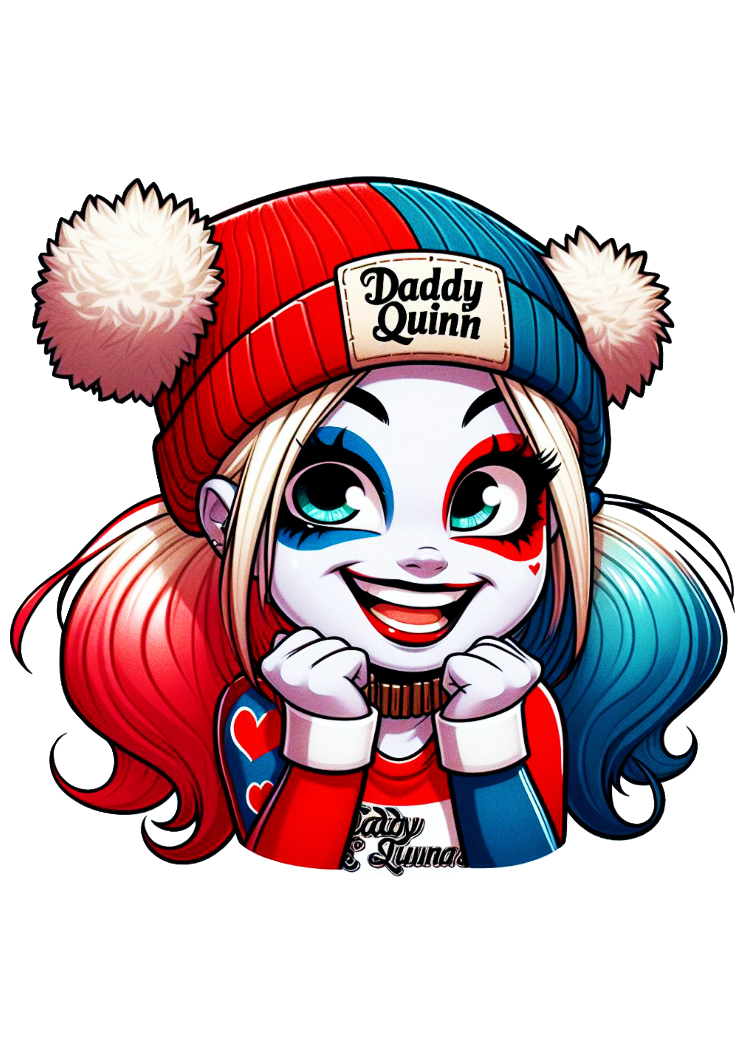 Arlequina Harley Quinn dc comics desenho animado png