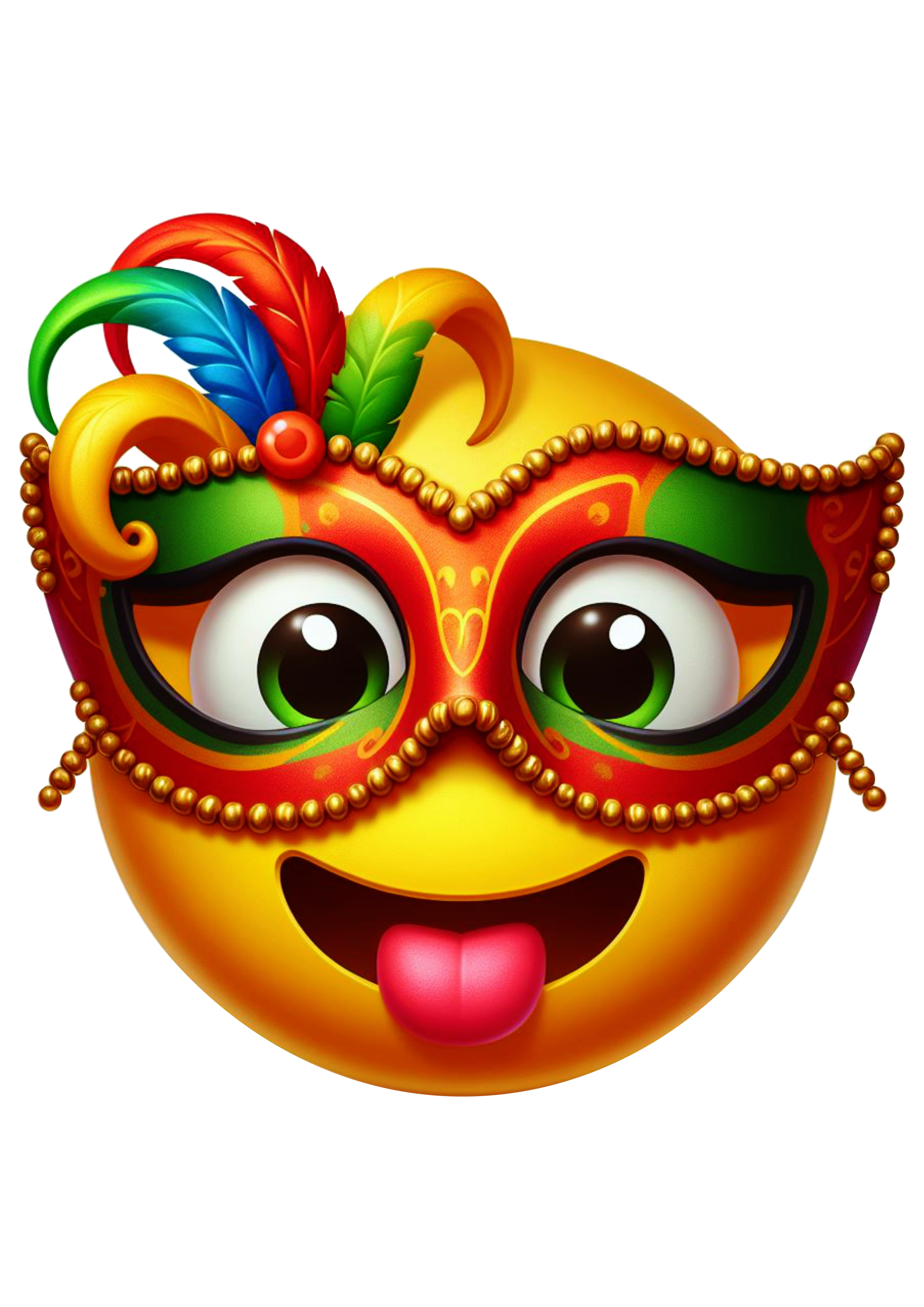 Carnaval emoji para whatsapp instagram e facebook baile de máscaras png