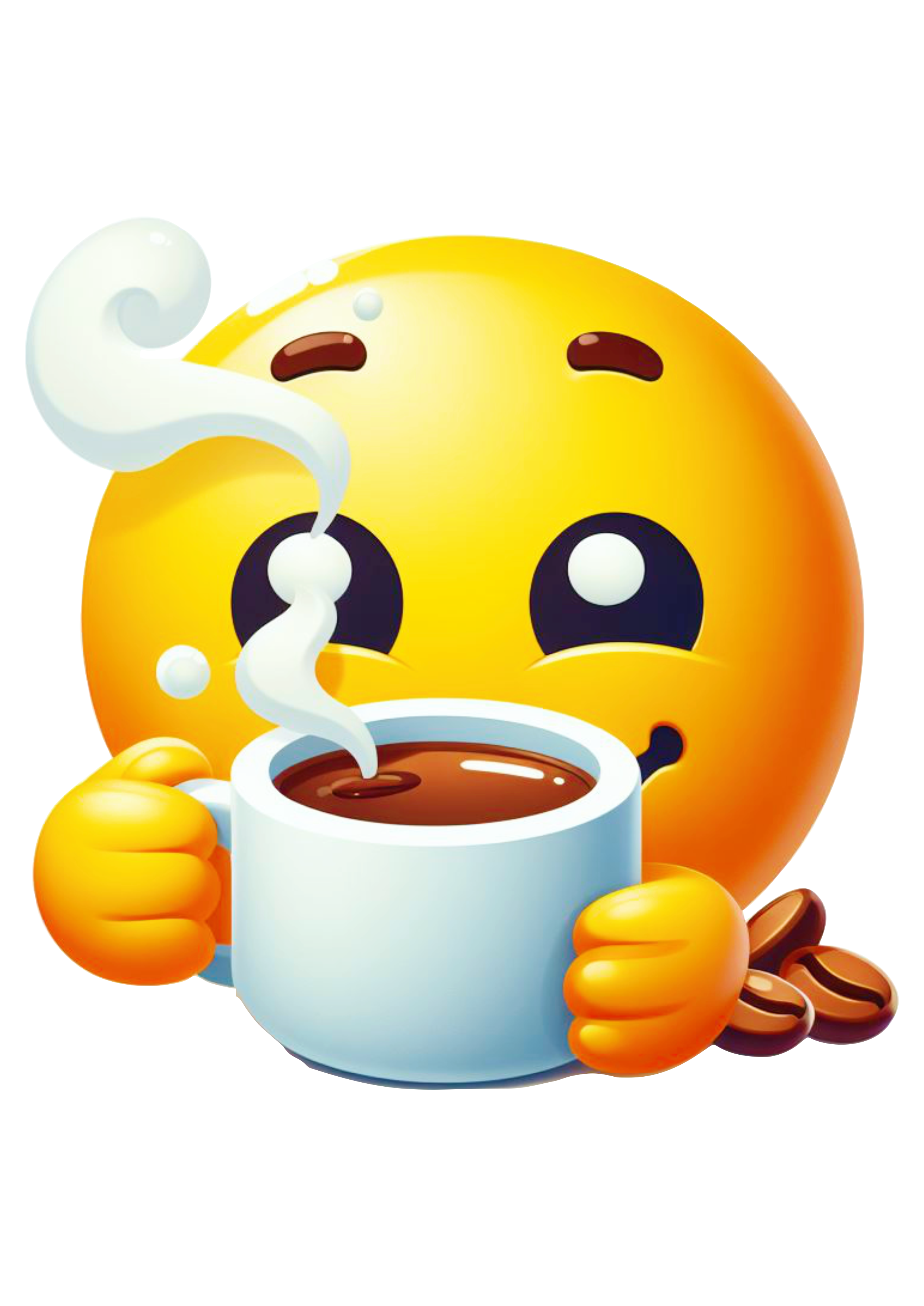 Emoji para whatsapp cafezinho cheiroso png