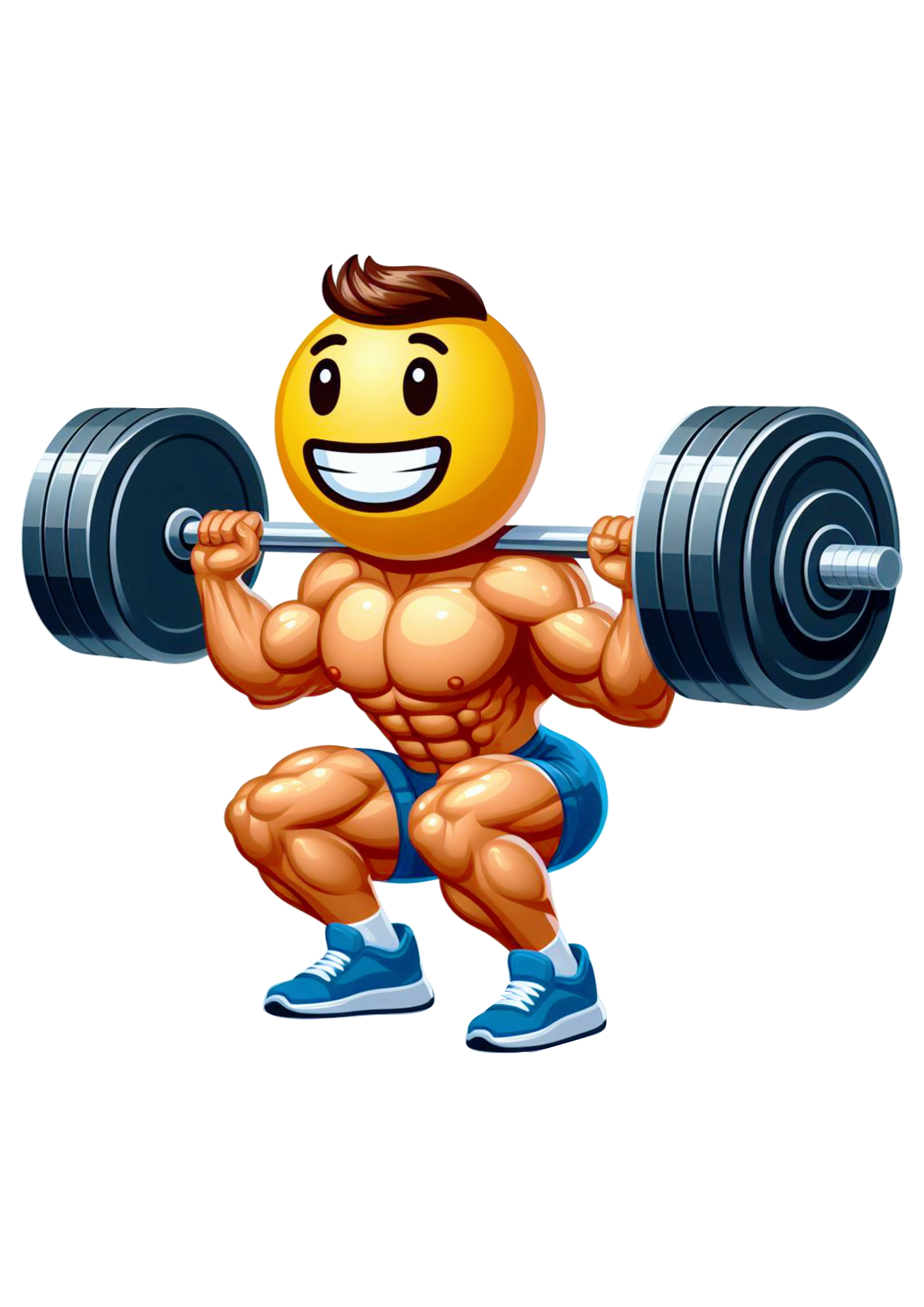 Emojis engraçados de academia treino de pernas png