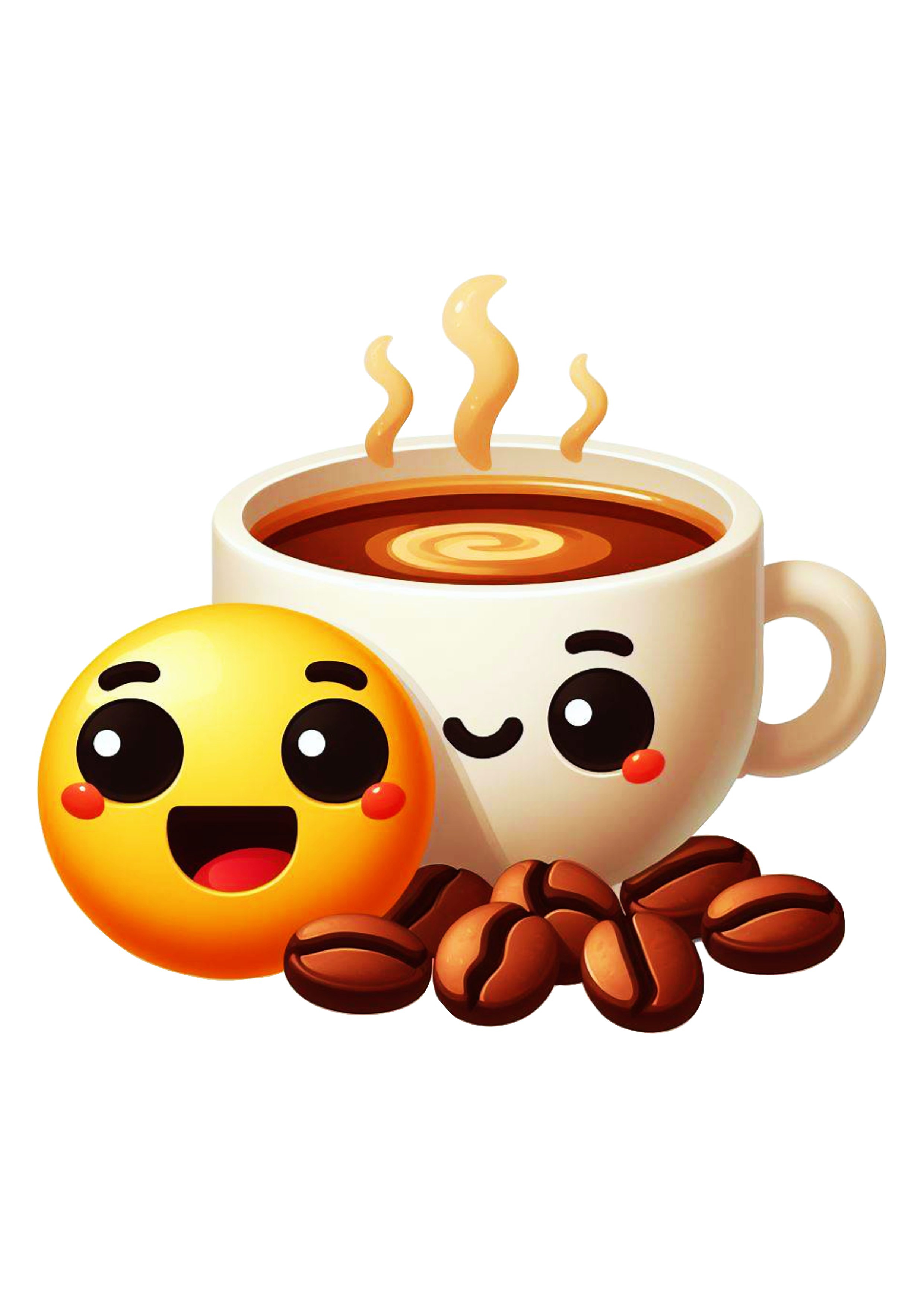 Emoji para whatsapp xícara de café quente png