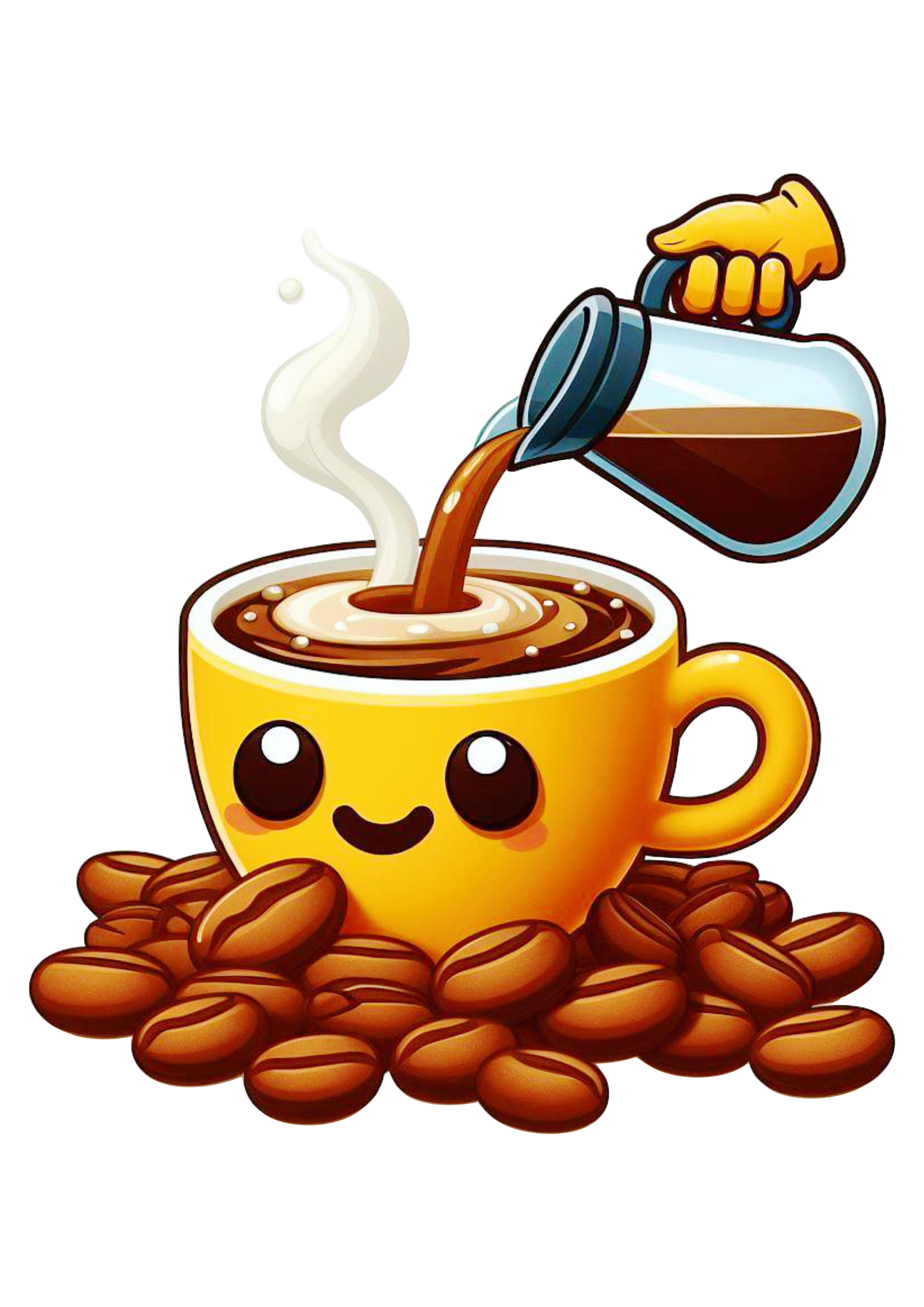 Emoji para whatsapp xícara de café quente amo um cafezinho emoticon café png