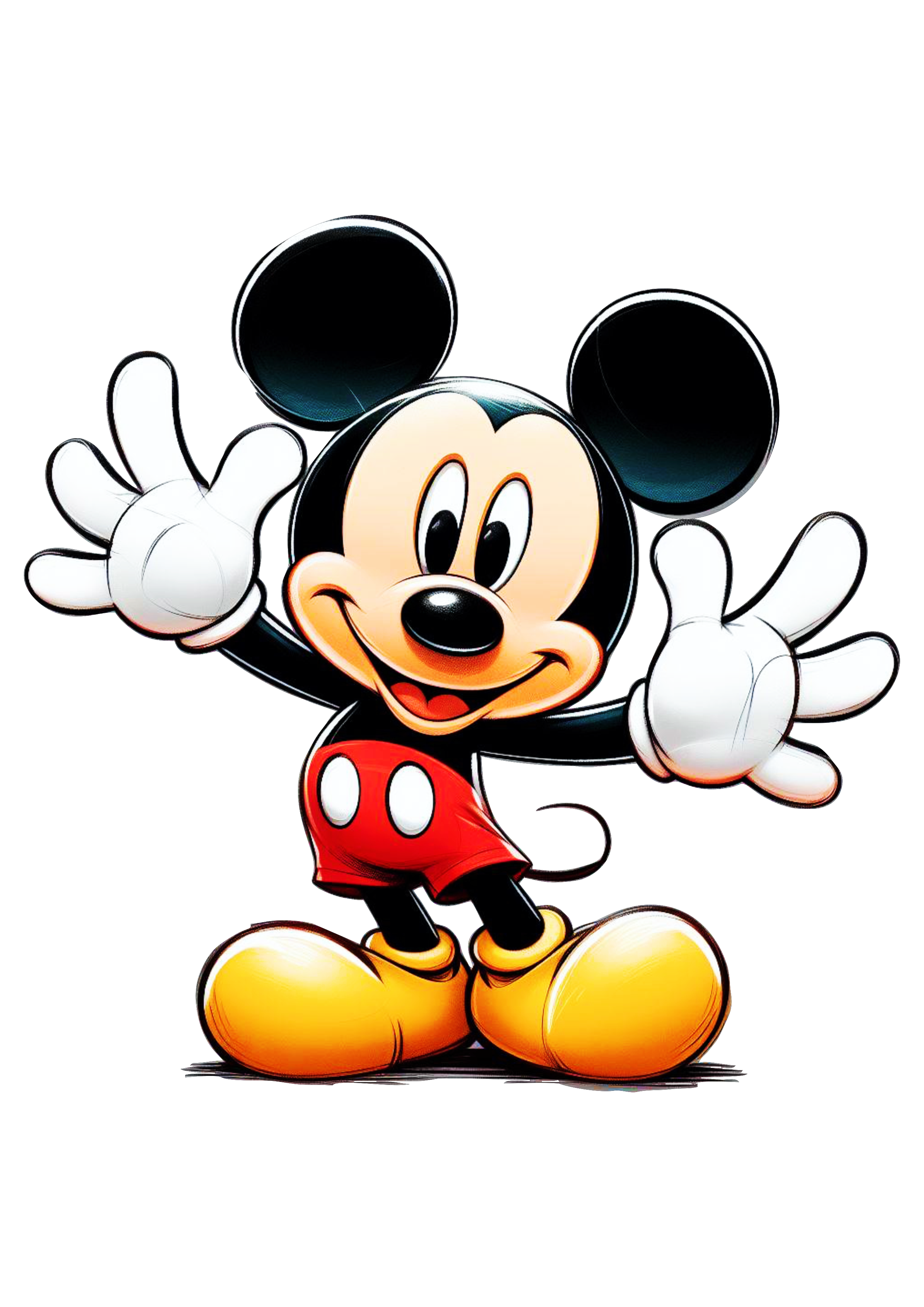 Mickey Mouse desenho clássico png