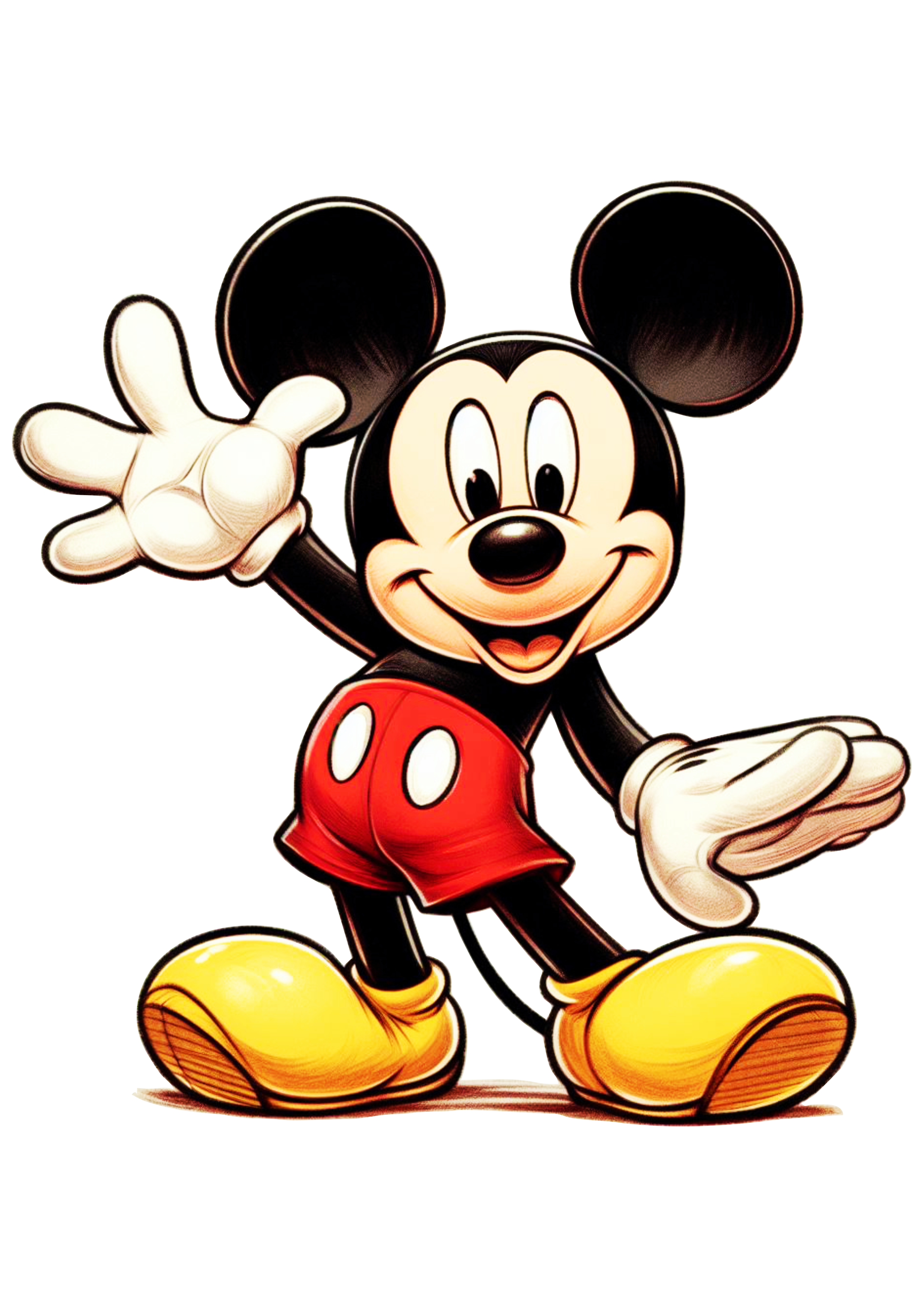 Mickey Mouse desenho clássico infantil png
