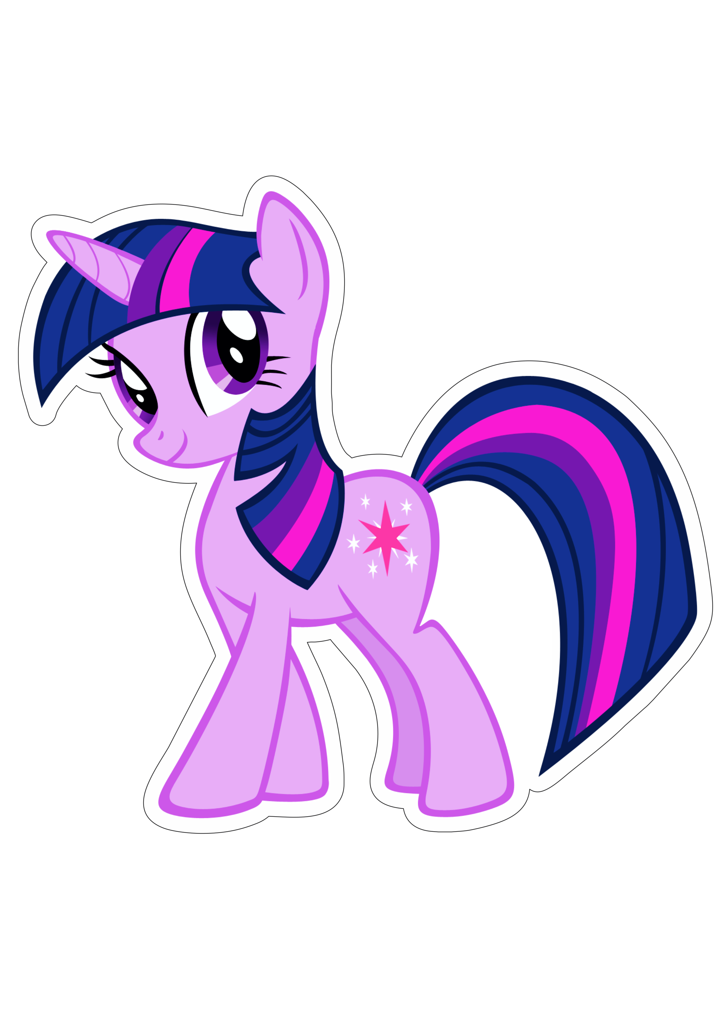 My little pony cavalinho unicórnio lilás fundo transparente png