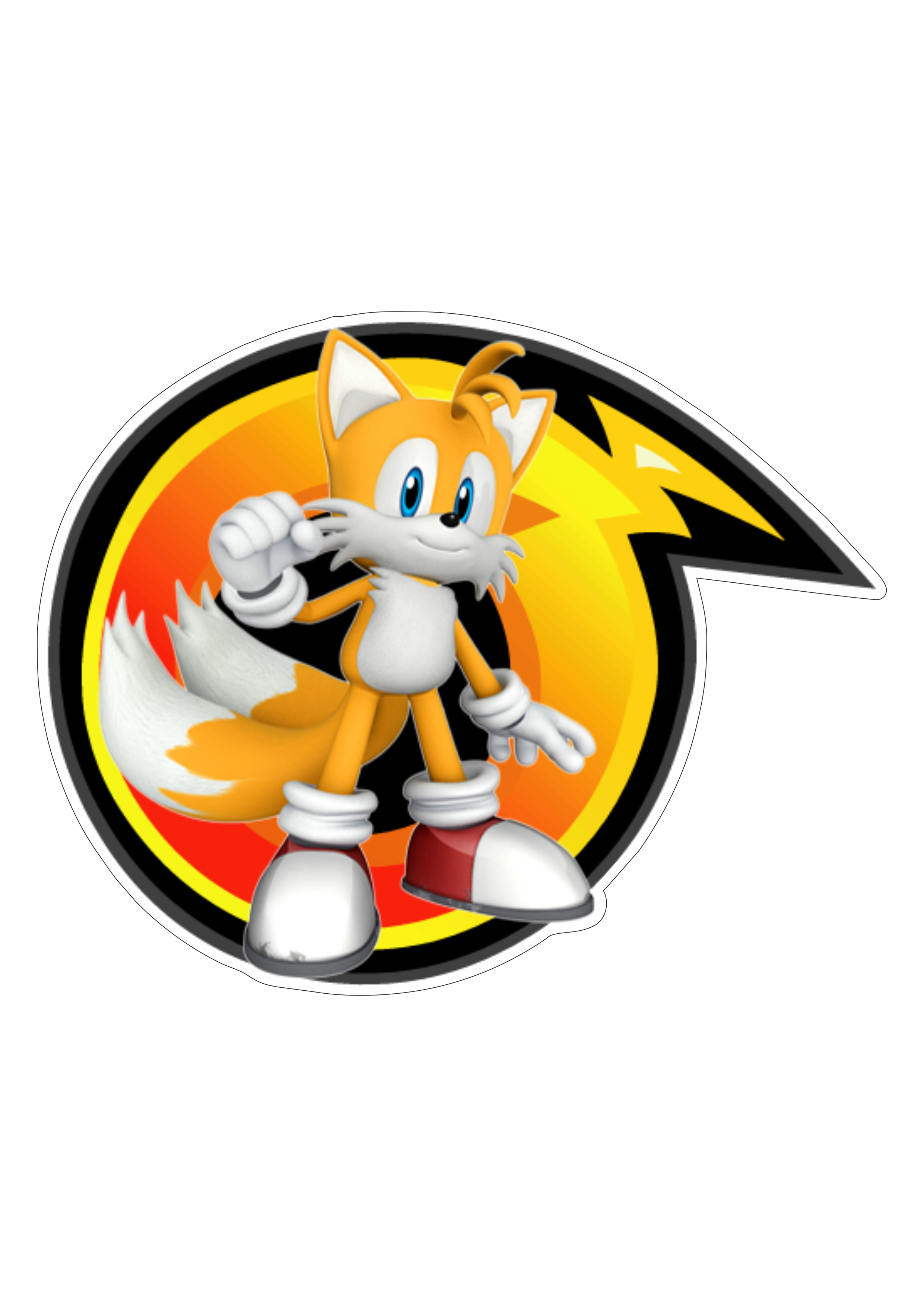 Sonic the hedgehog Tails logo png