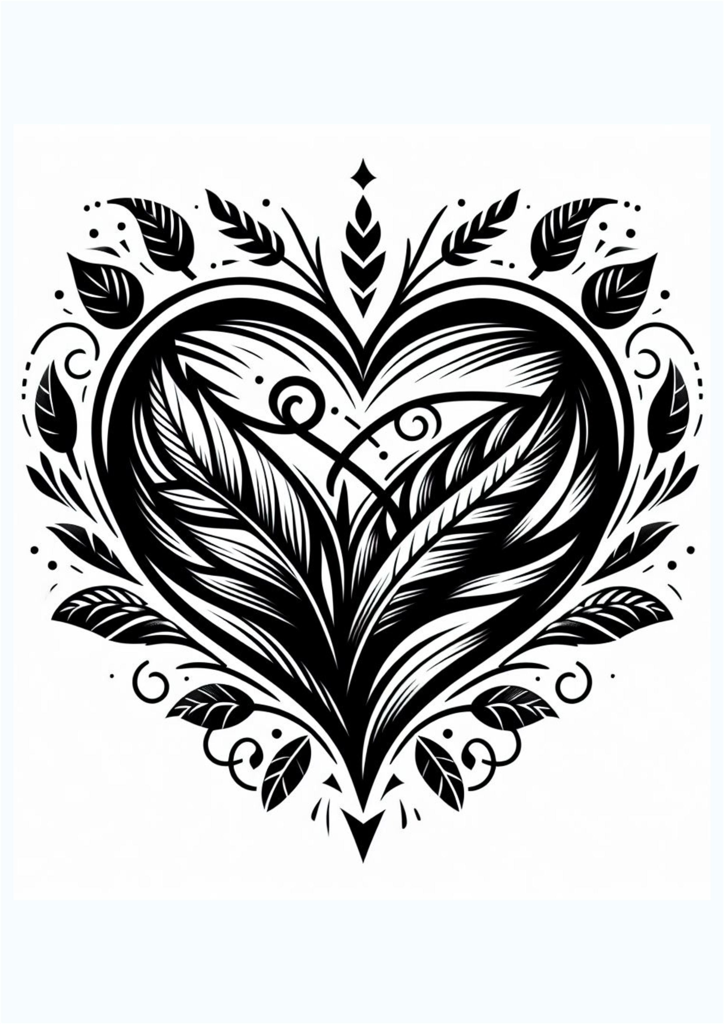 Tatuagem grátis coração tatoo heart artes gráficas desenho png