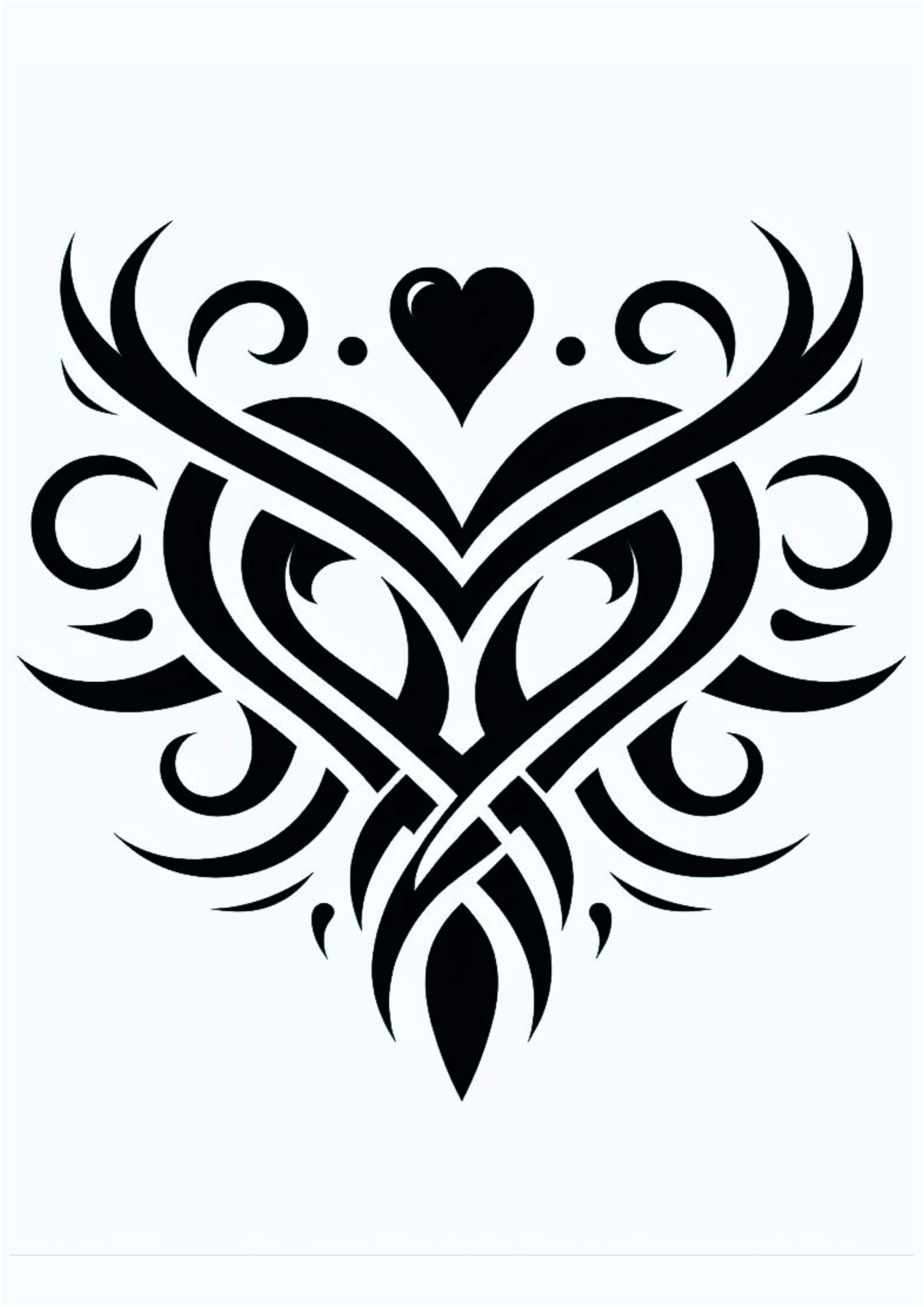 Tatuagem simples feminina coração desenho simples png