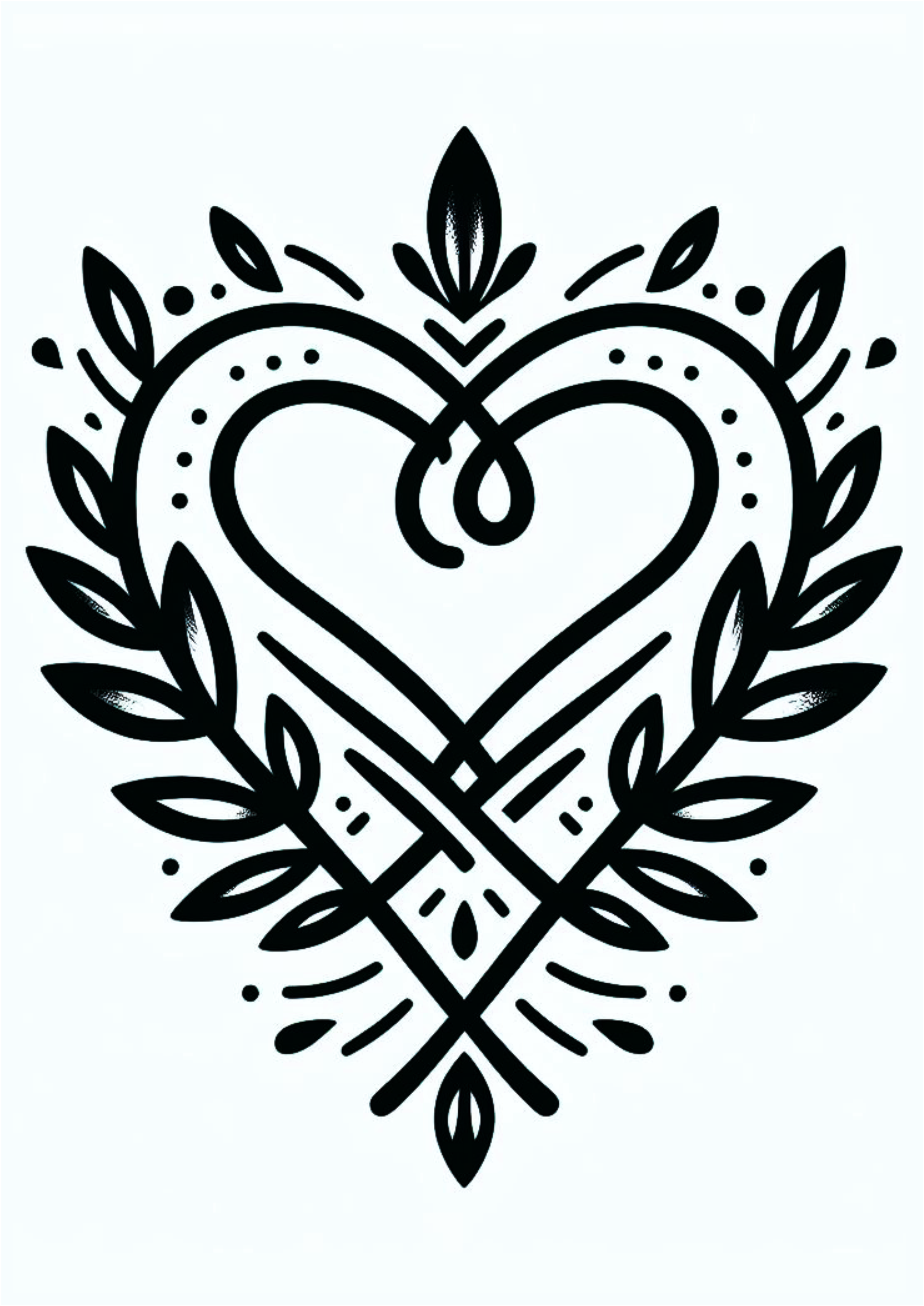 Tatuagem simples feminina coração desenho simples minimalista png
