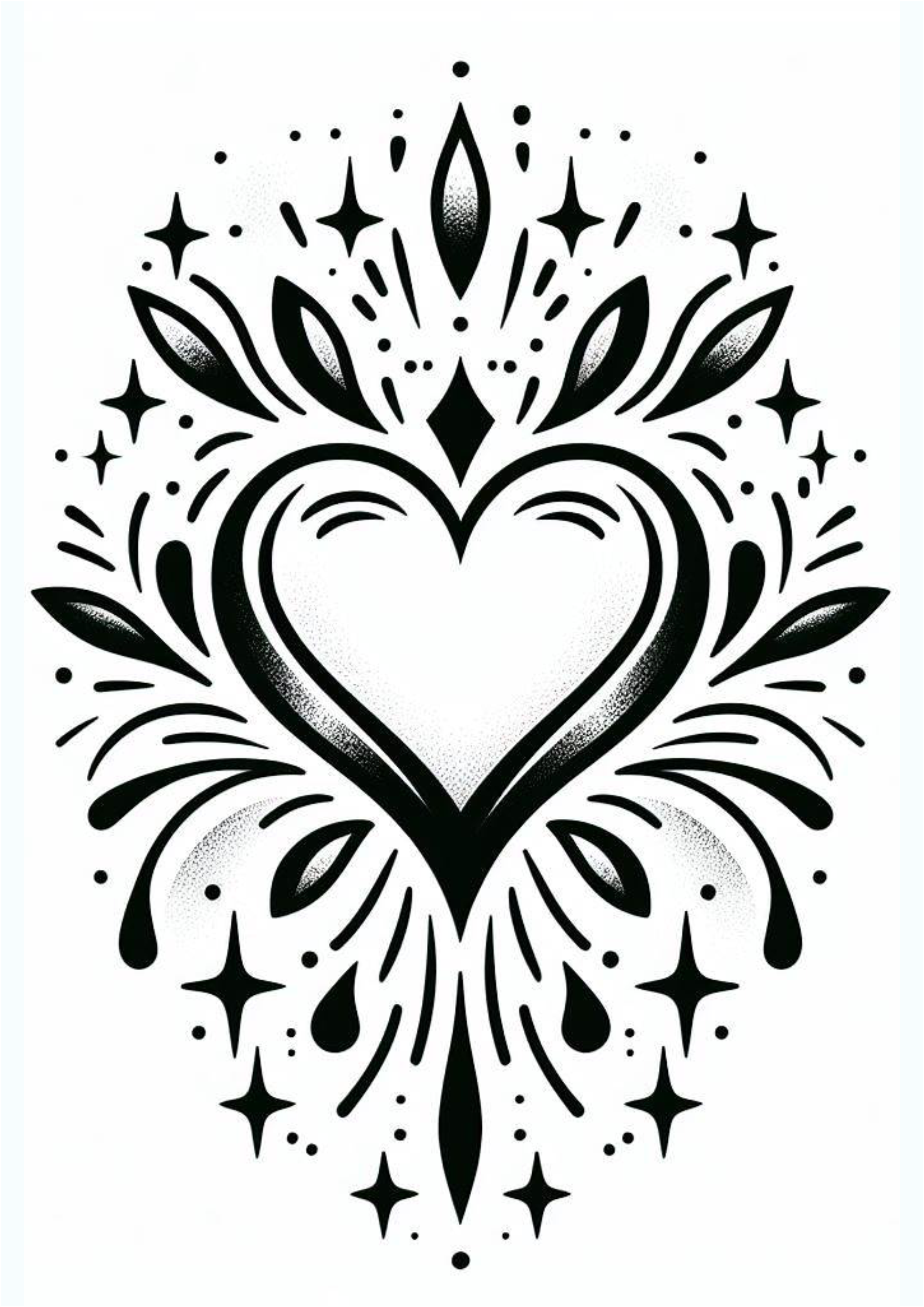 Tatuagem grátis coração tatoo png