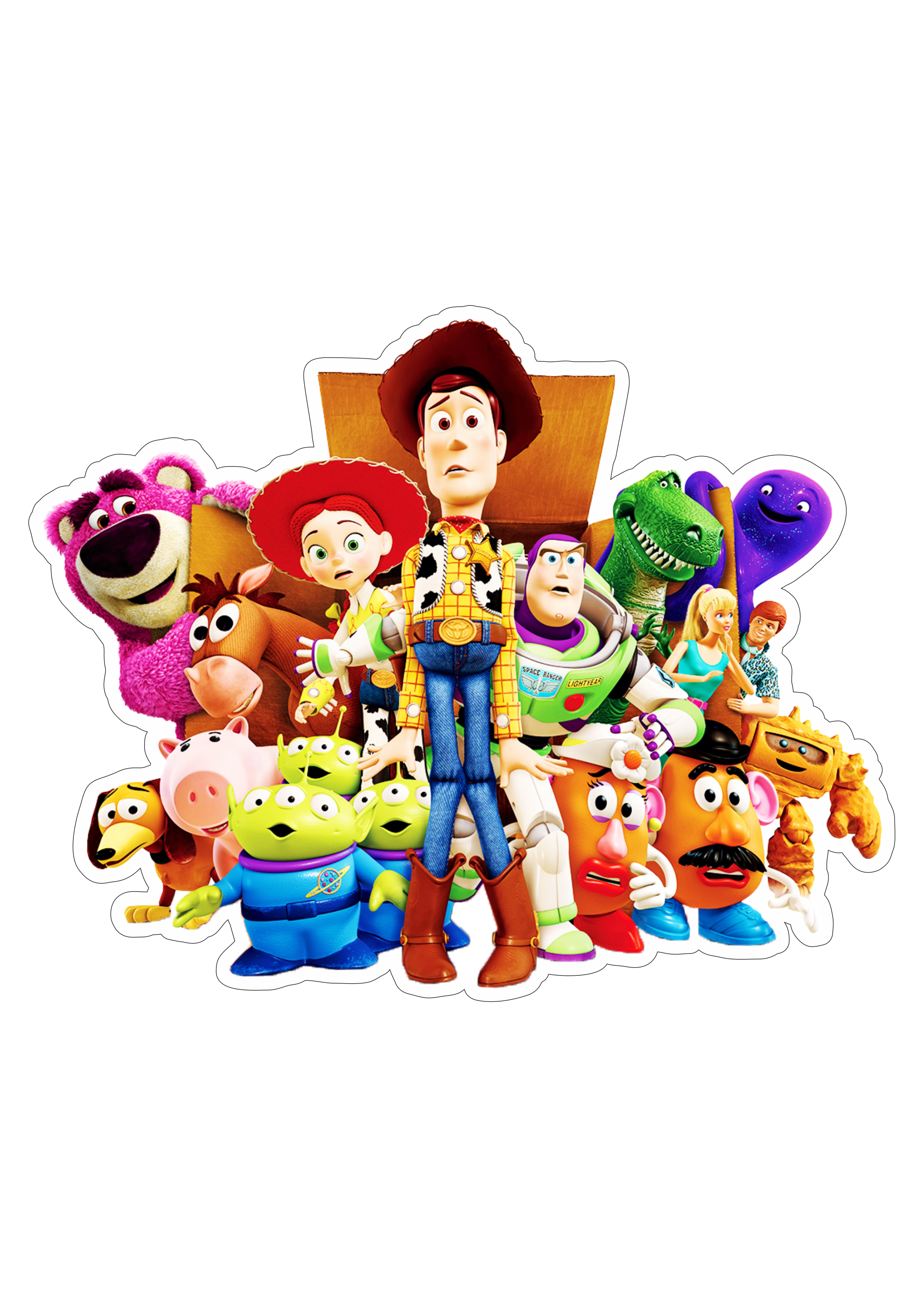 Toy story personagens Disney Pixar png