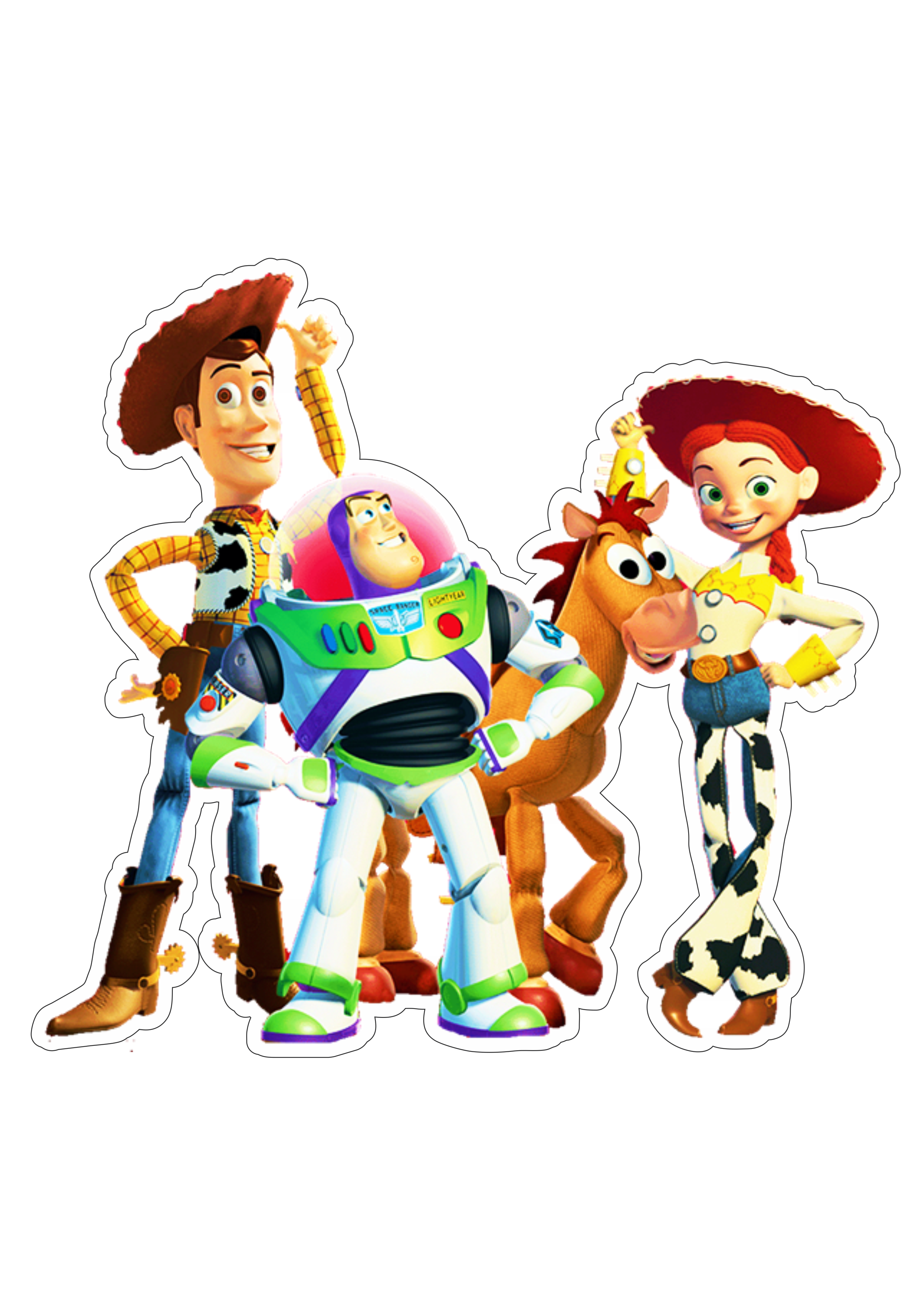 Toy story personagens Disney Pixar decoração png