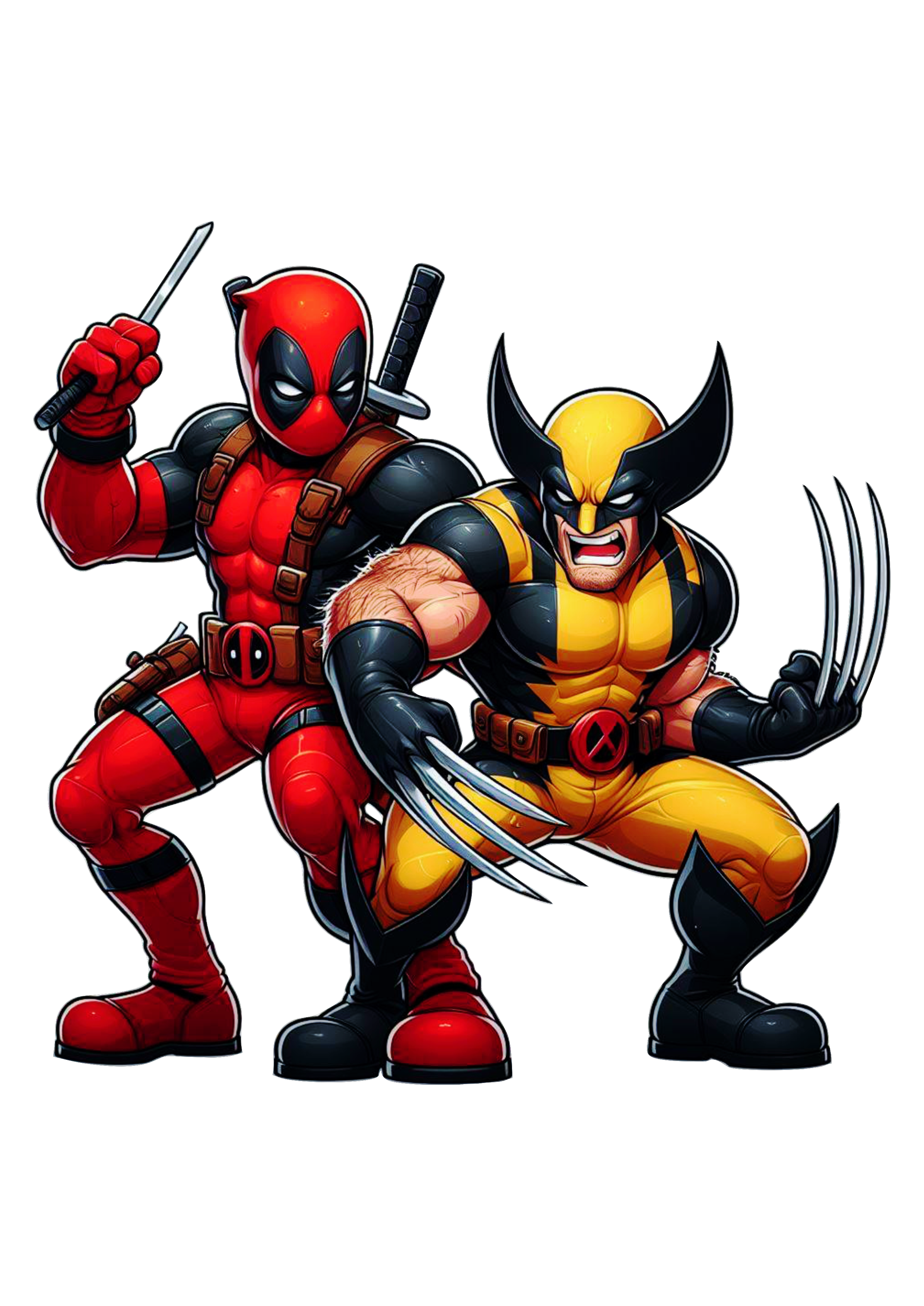 Deadpool E Wolverine png