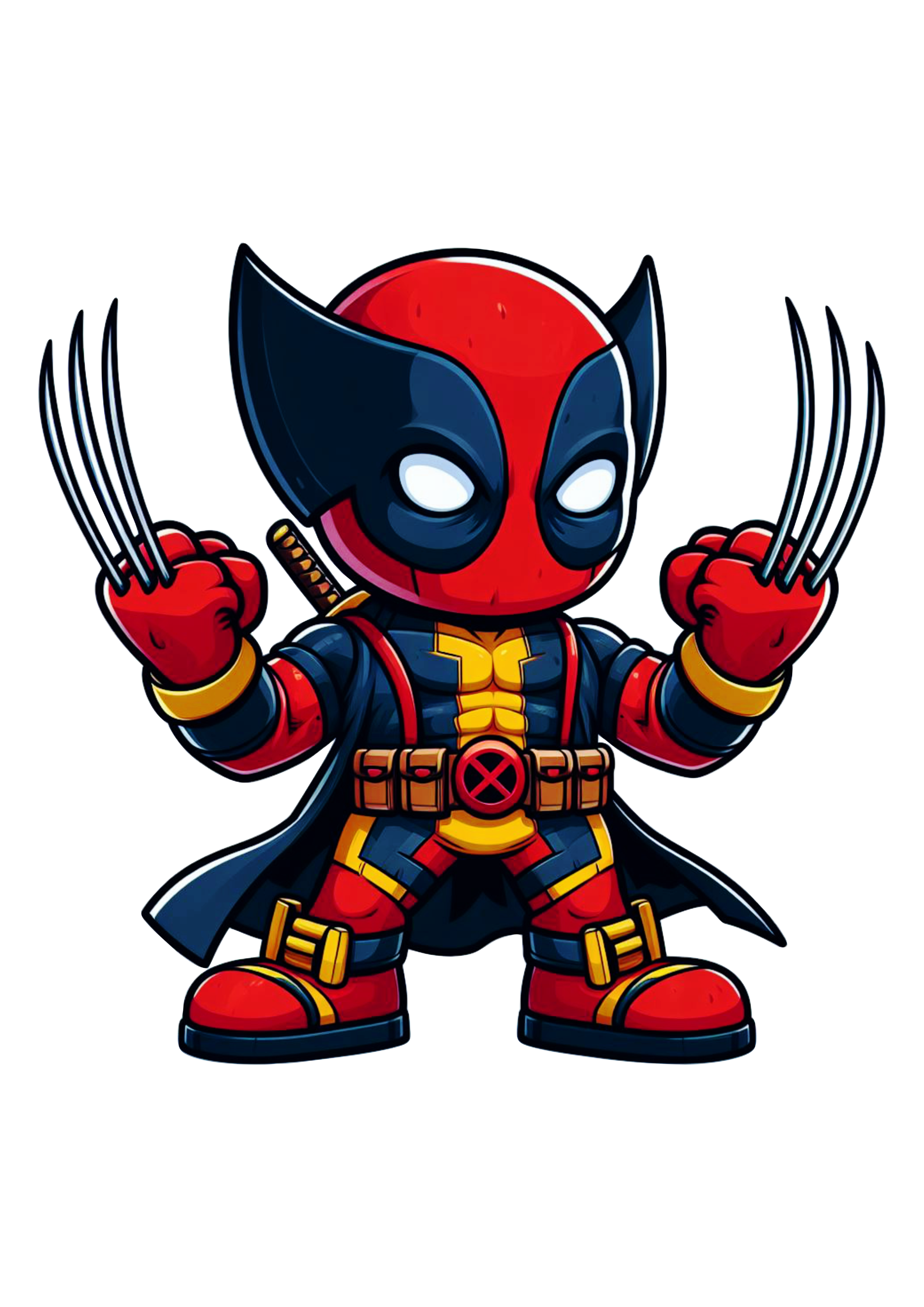Deadpool fantasiado de Wolverine X-men png